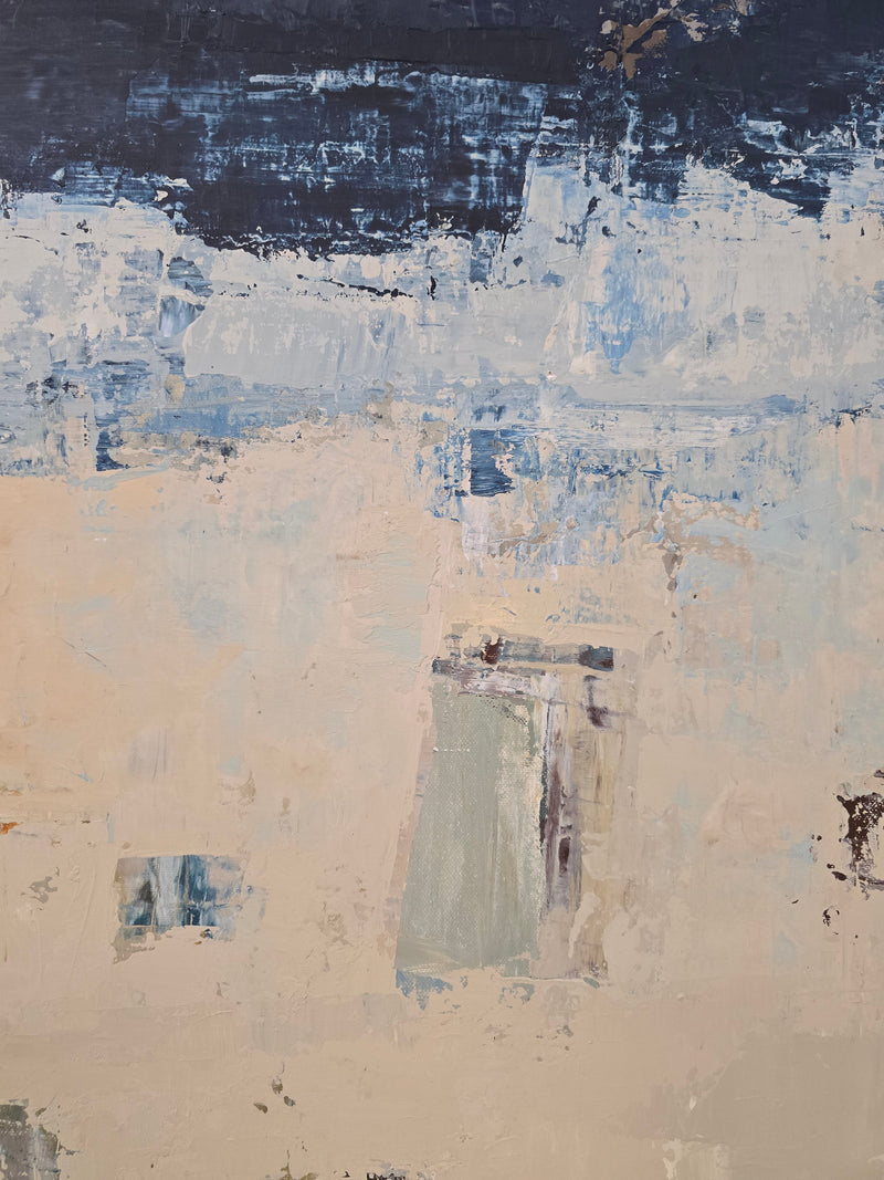 textured abstract painting contemporary decor BIRUTE STUDIO