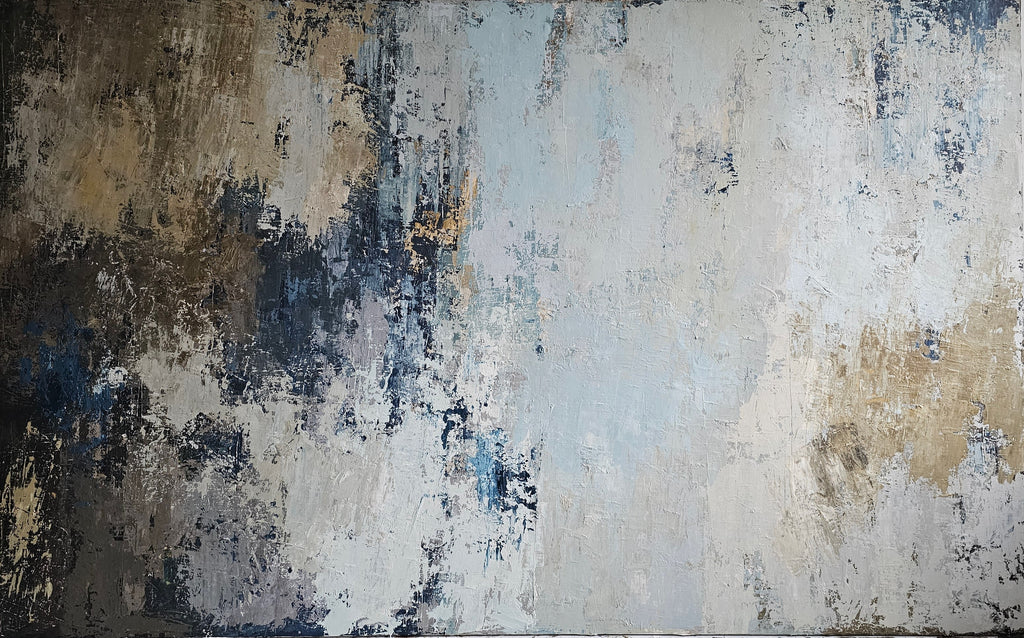 Large-scale abstract painting - Costa Del Sol. 250x150 cm