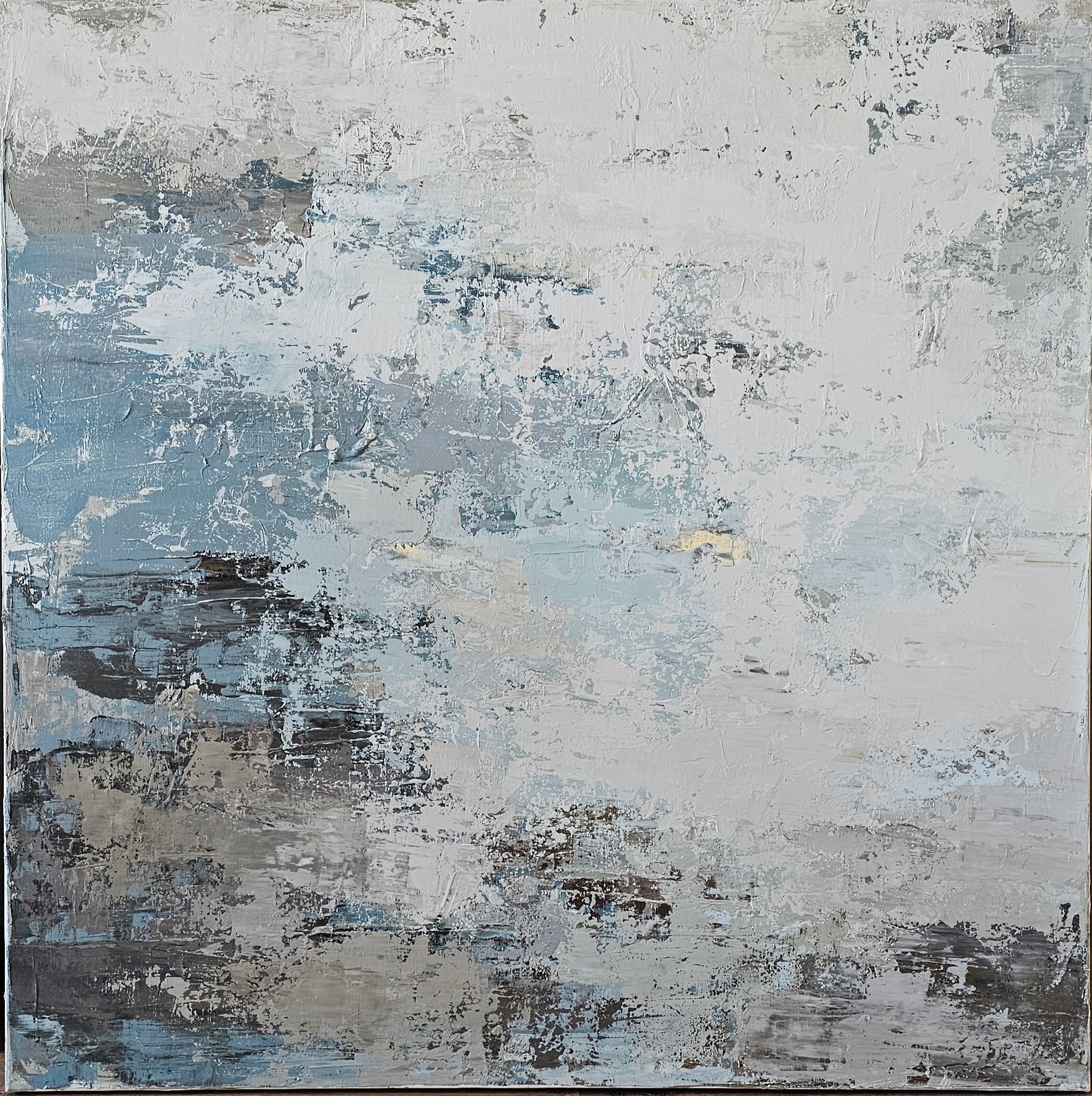 Thunderstorm. 110x110 cm