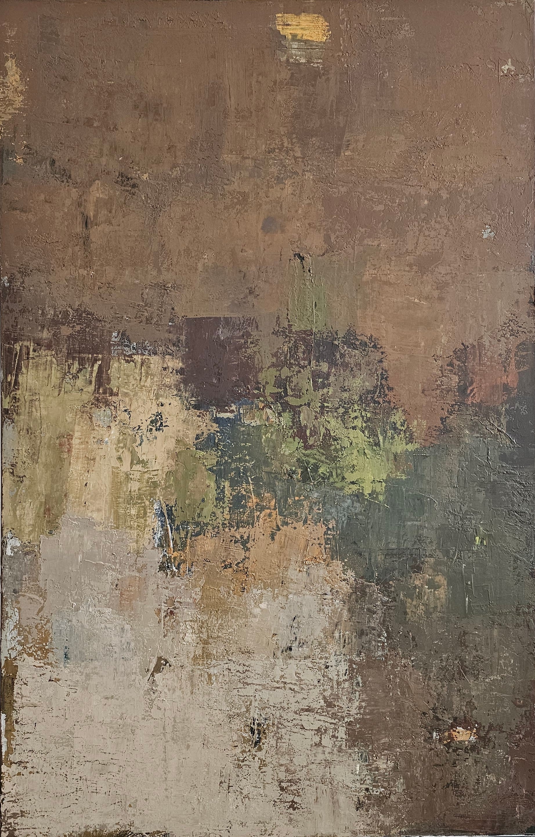 Amber Underfoot. 140x90 cm