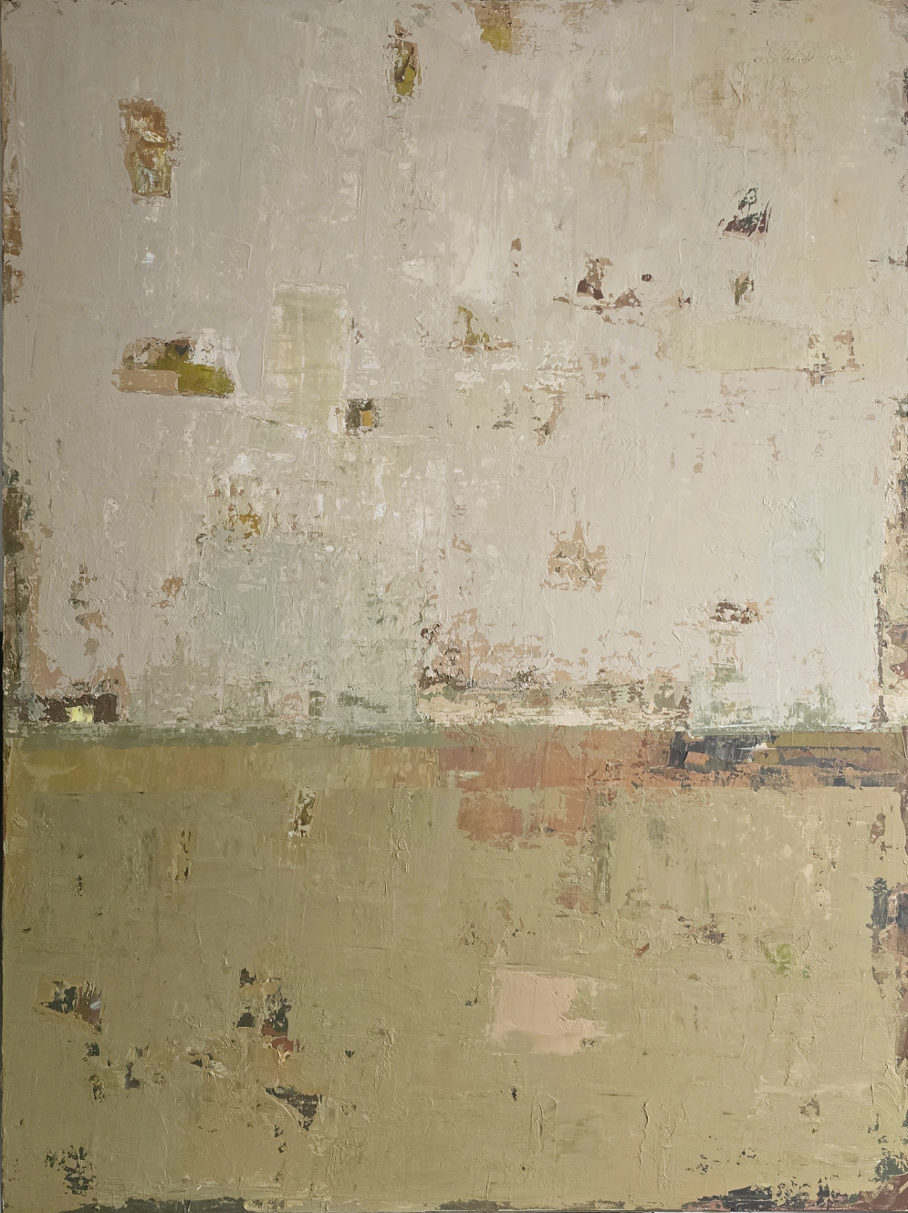 Abstract painting - Fog Over Foliage. 120x90cm