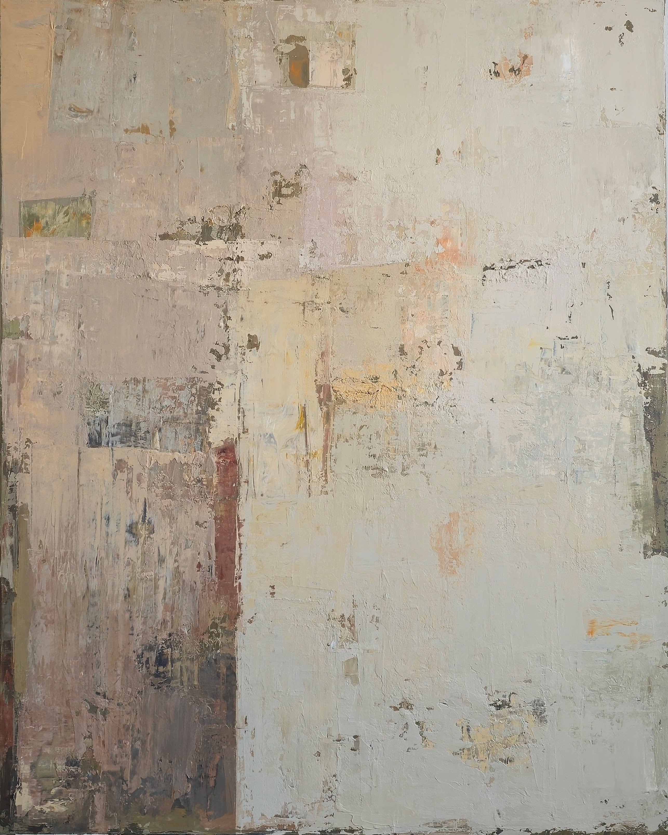 Abstract painting - Early October Morning. 100x80 cm