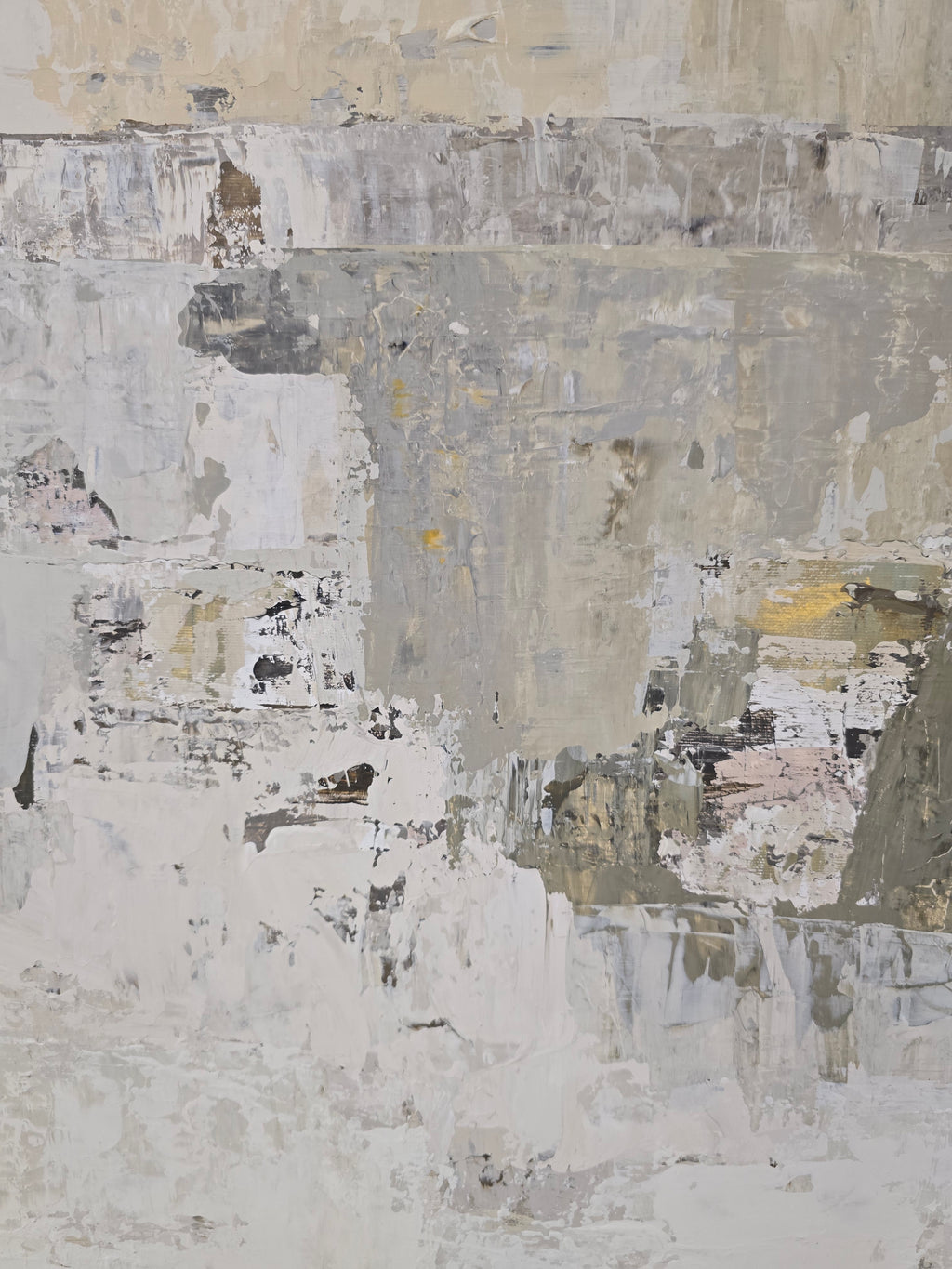 Abstract painting - Fade series VII. 120x90 cm