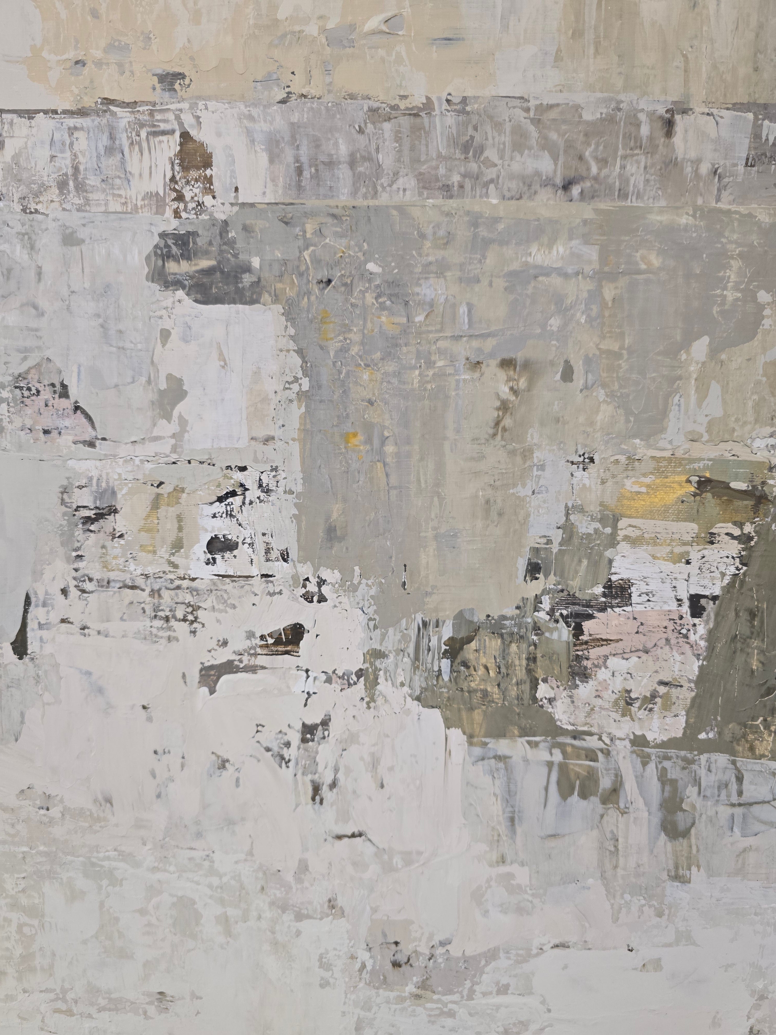 Abstract painting - Fade series VII. 120x90 cm