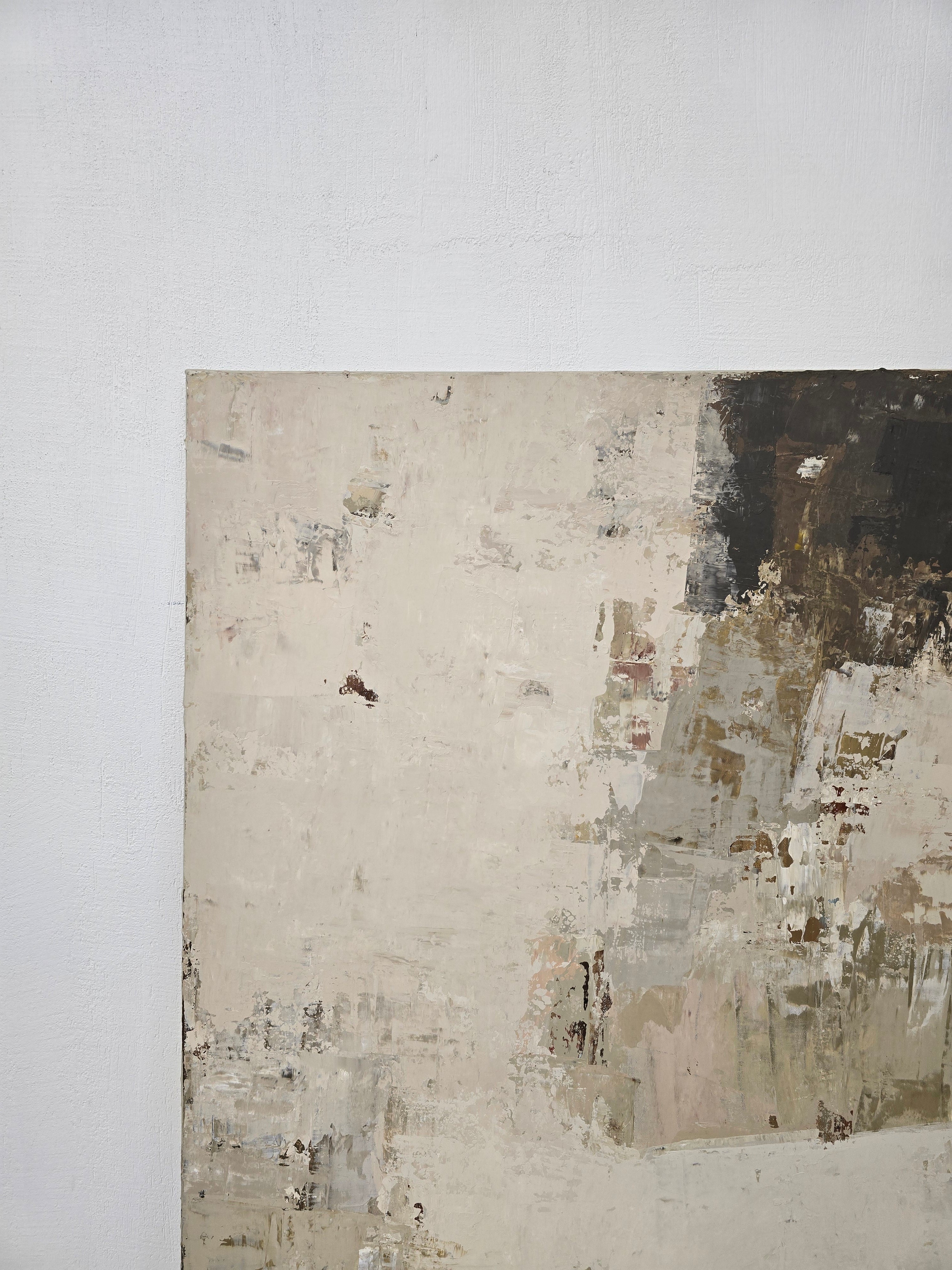 Large-scale painting - Fade III. 130x130 cm