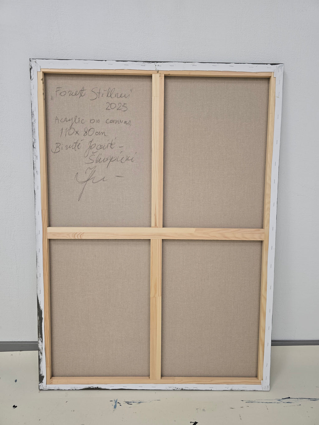 abstract painting minimalist interior wall art BIRUTE STUDIO