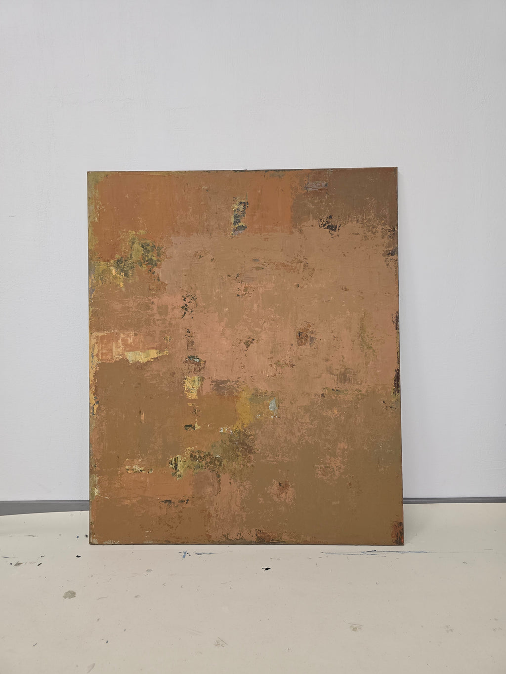 Abstract painting - The Sunset. 120x100 cm