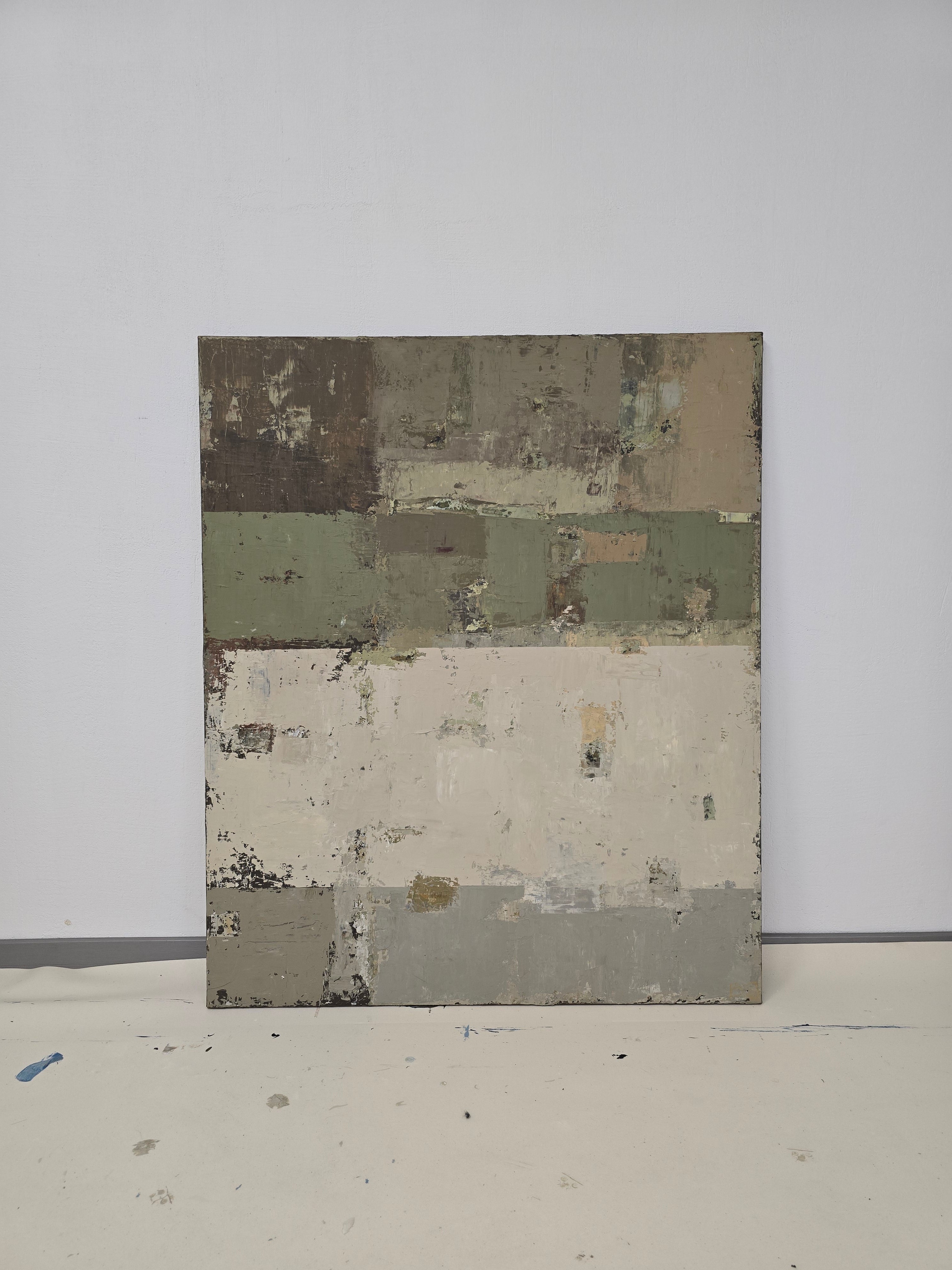 Abstract painting - Seasons Transition. 120x100 cm.