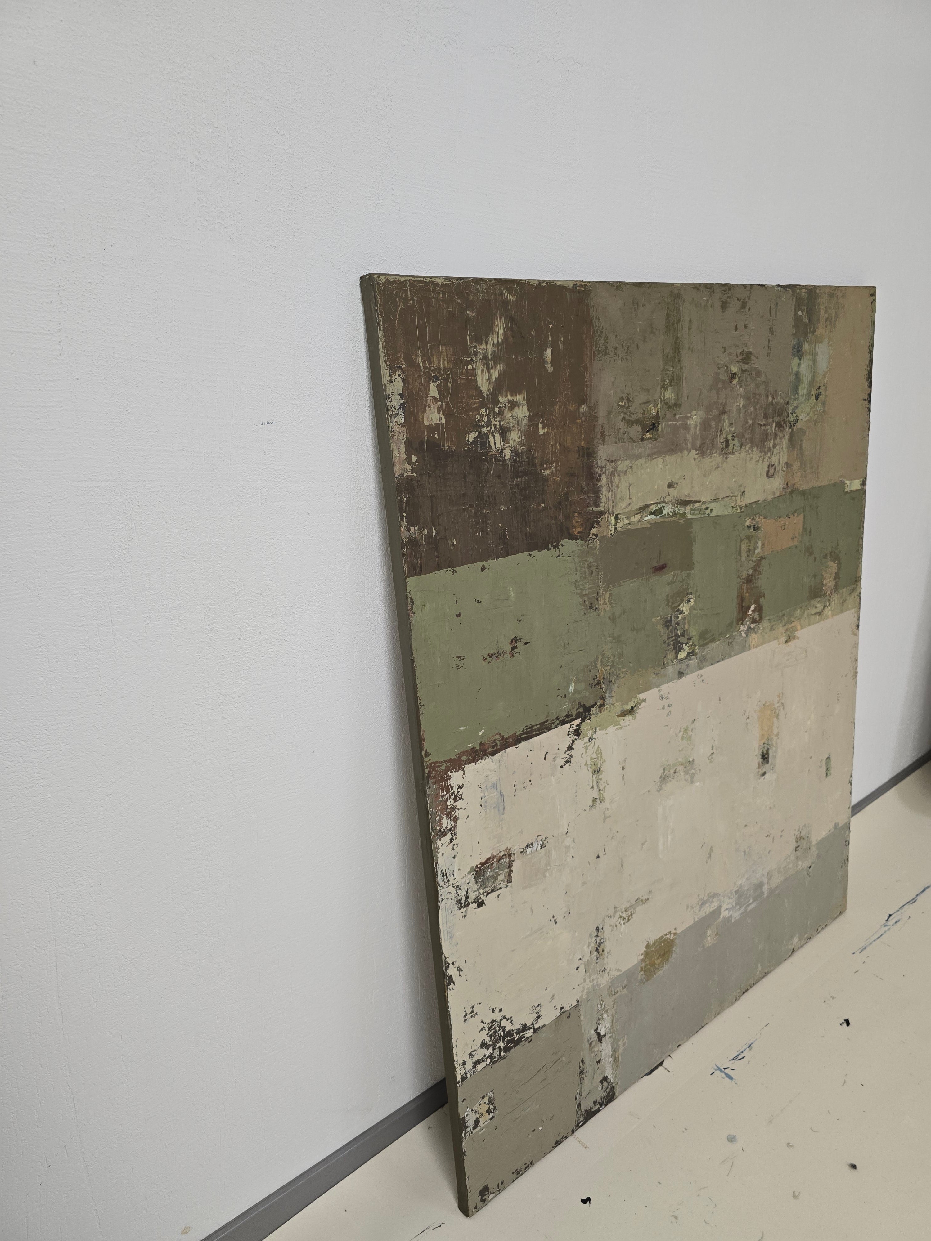 Abstract painting - Seasons Transition. 120x100 cm.