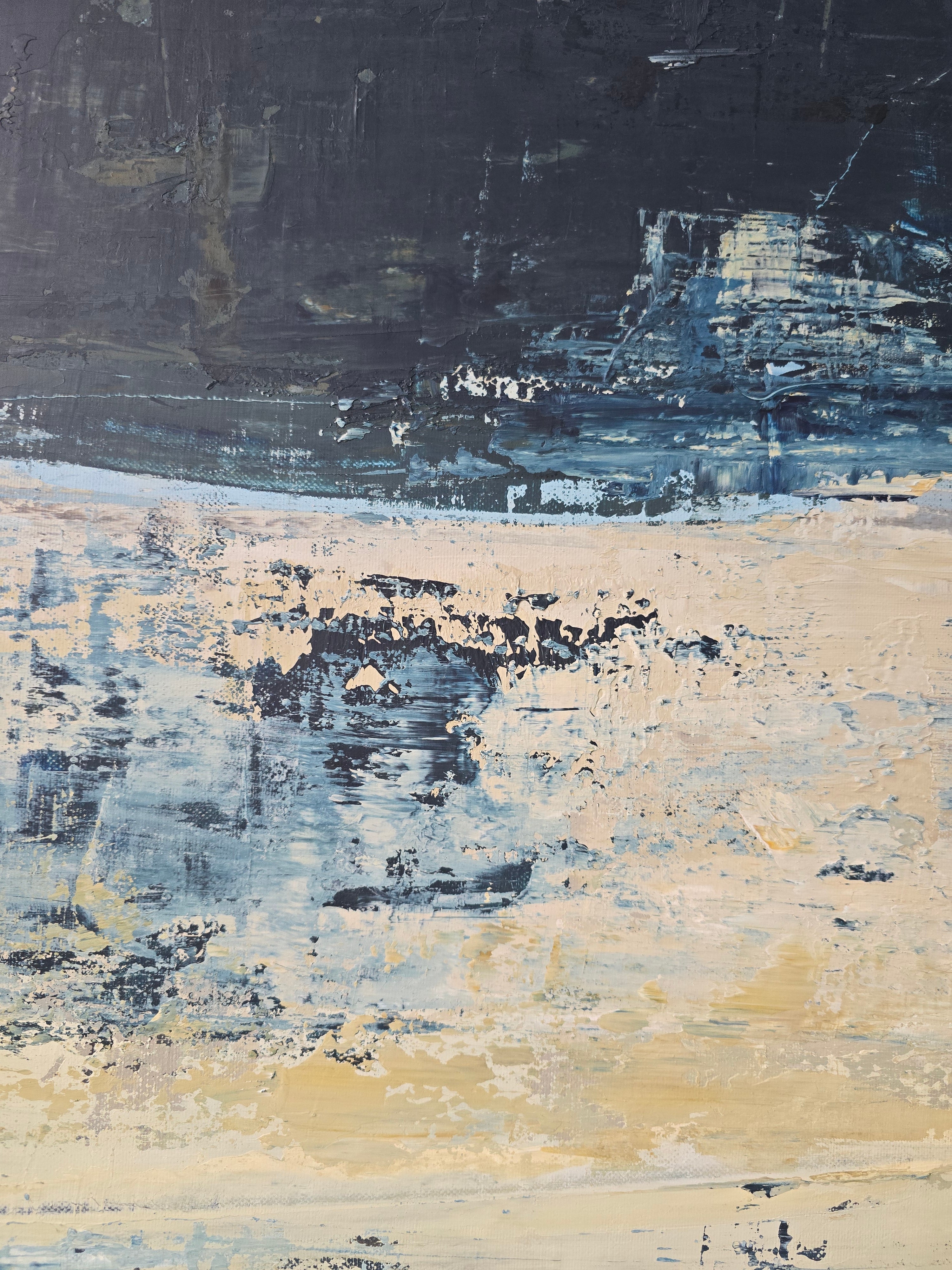 Abstract painting - Deep Horizon. 150x100cm