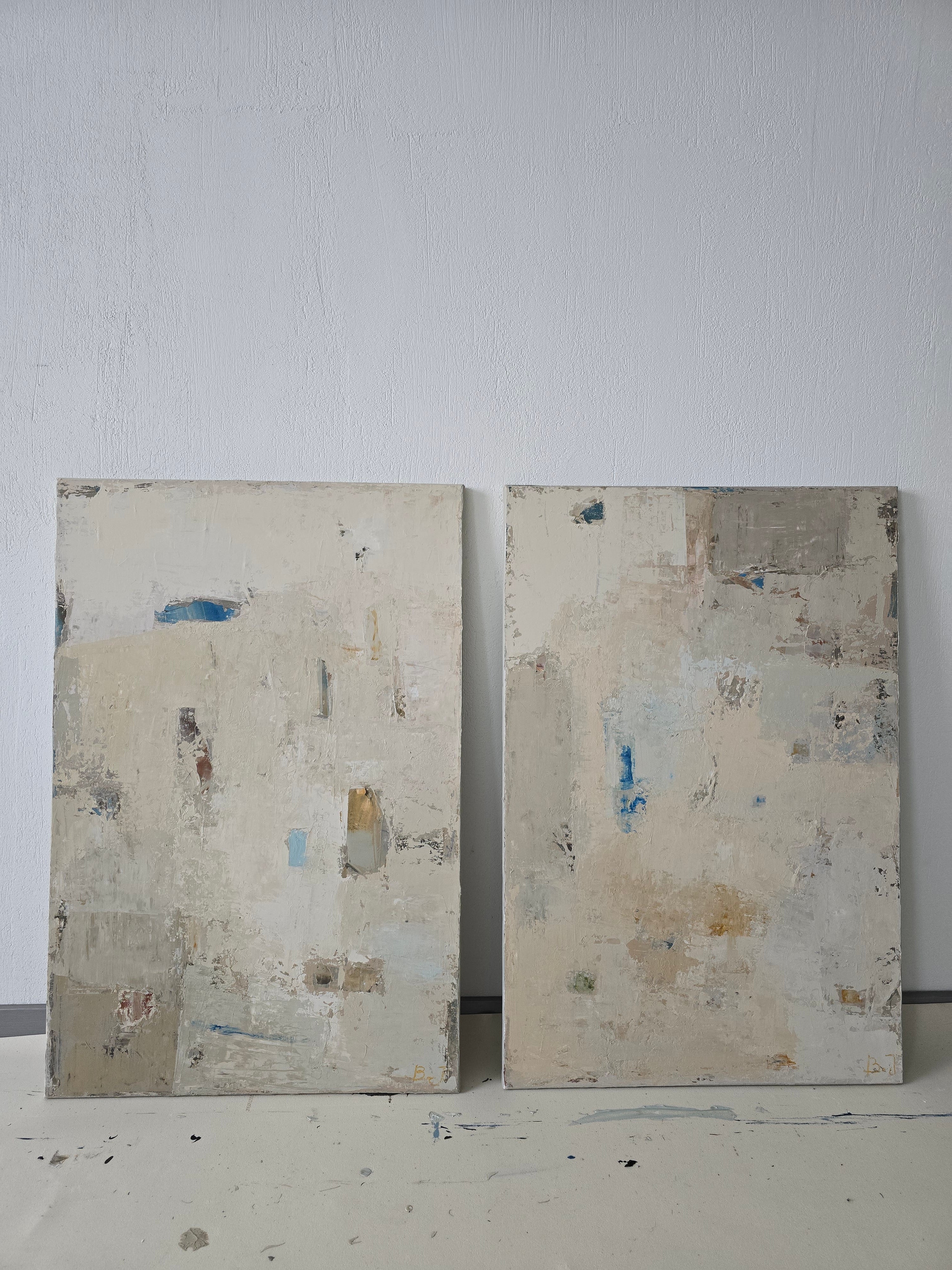 Abstract painting - Fade II (1). 90x60