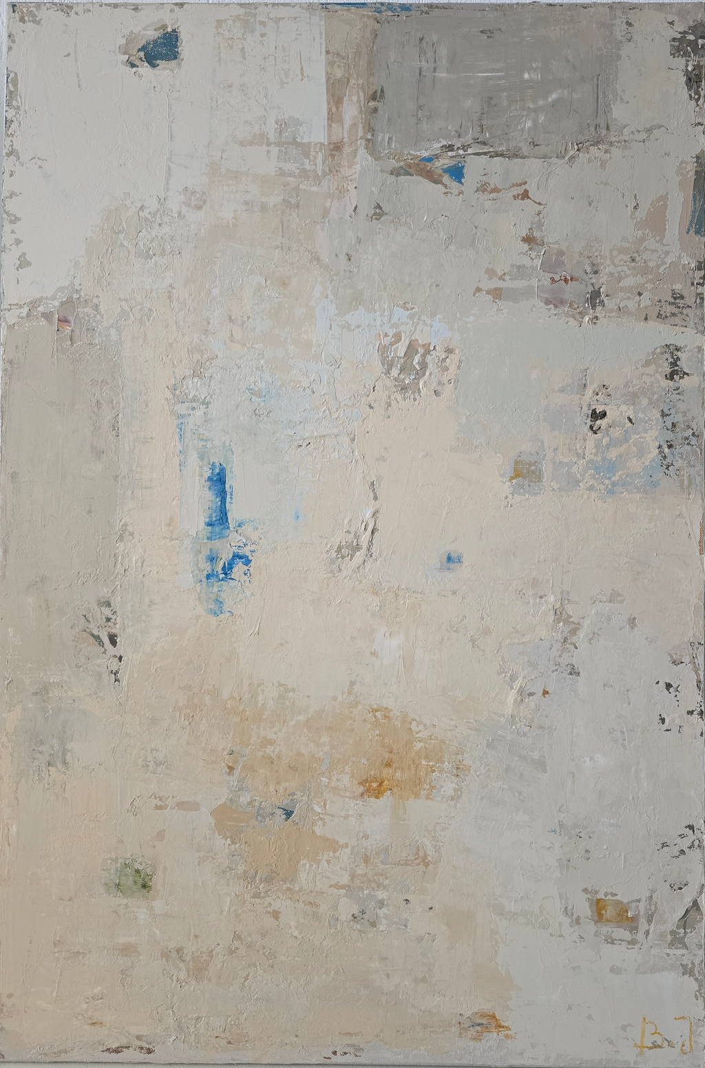 Abstract painting - Fade II (2). 90x60