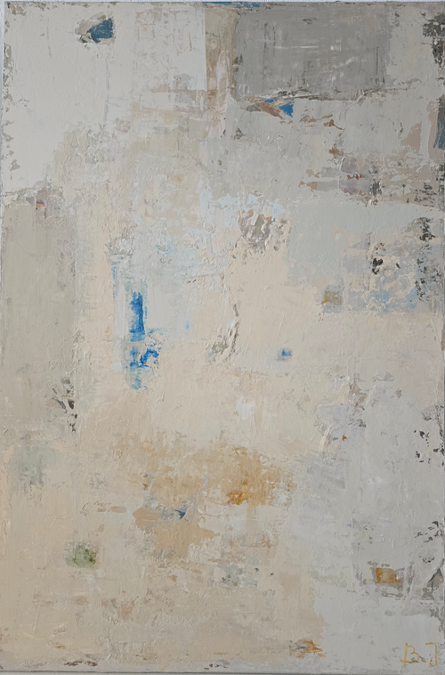 textured abstract painting contemporary decor BIRUTE STUDIO