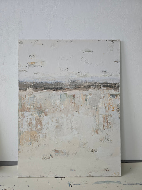 large abstract neutral wall art modern interior BIRUTE STUDIO