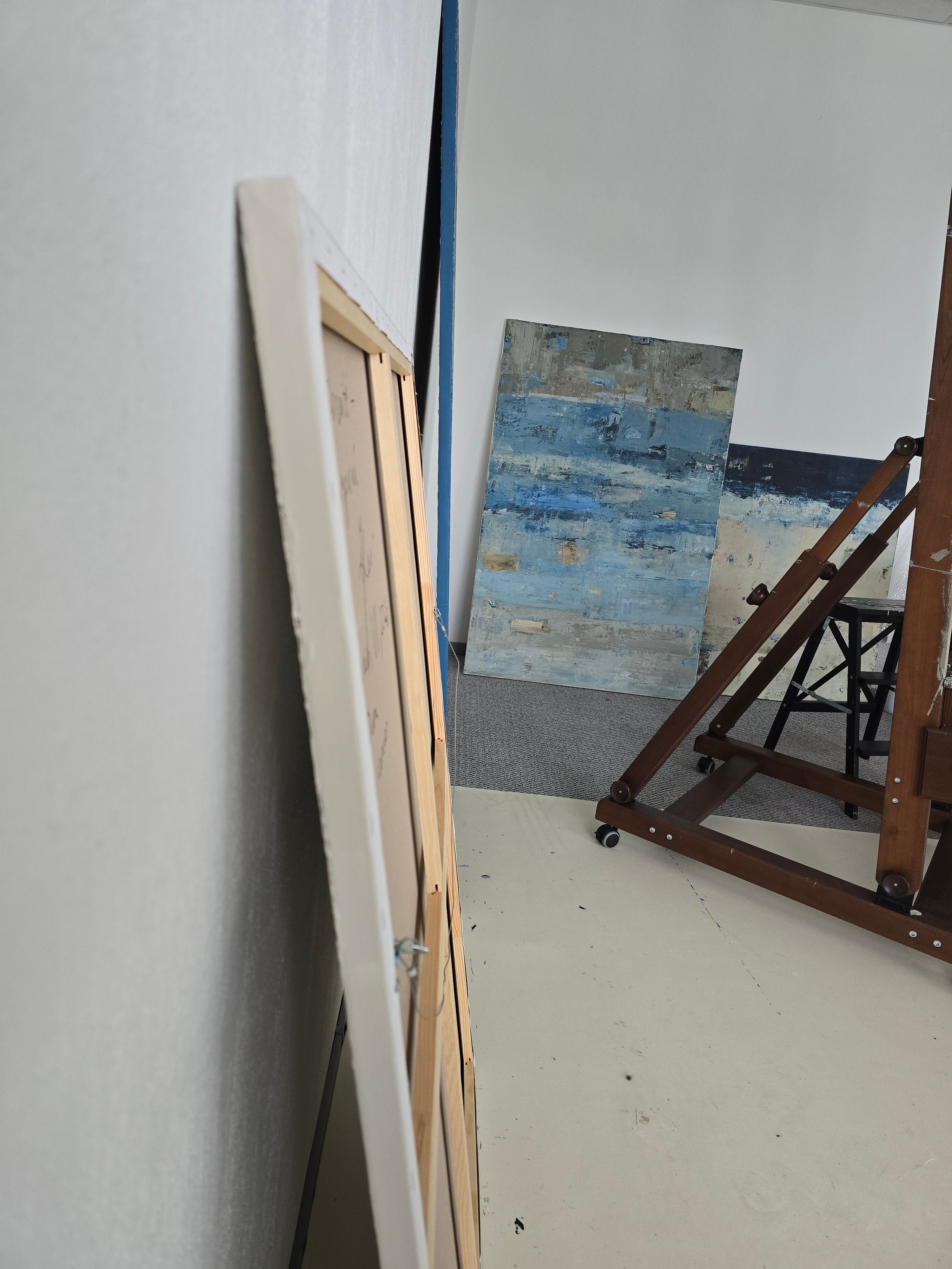 Abstract painting - Fade series VI. 120x90 cm