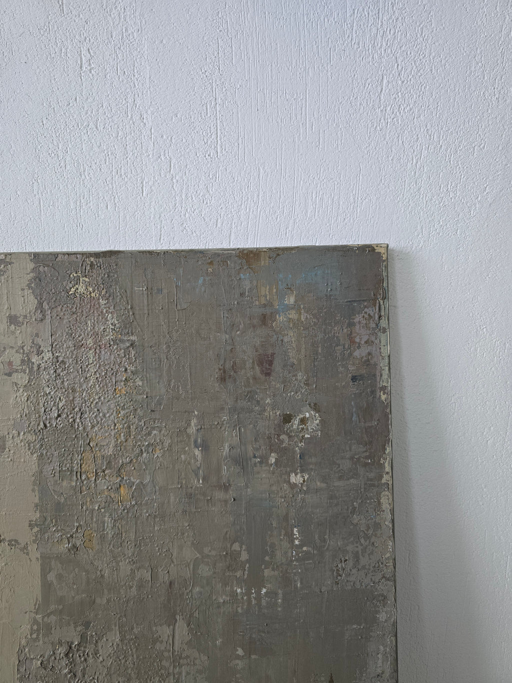 Abstract painting - Winter Ashberry. 90x80 cm