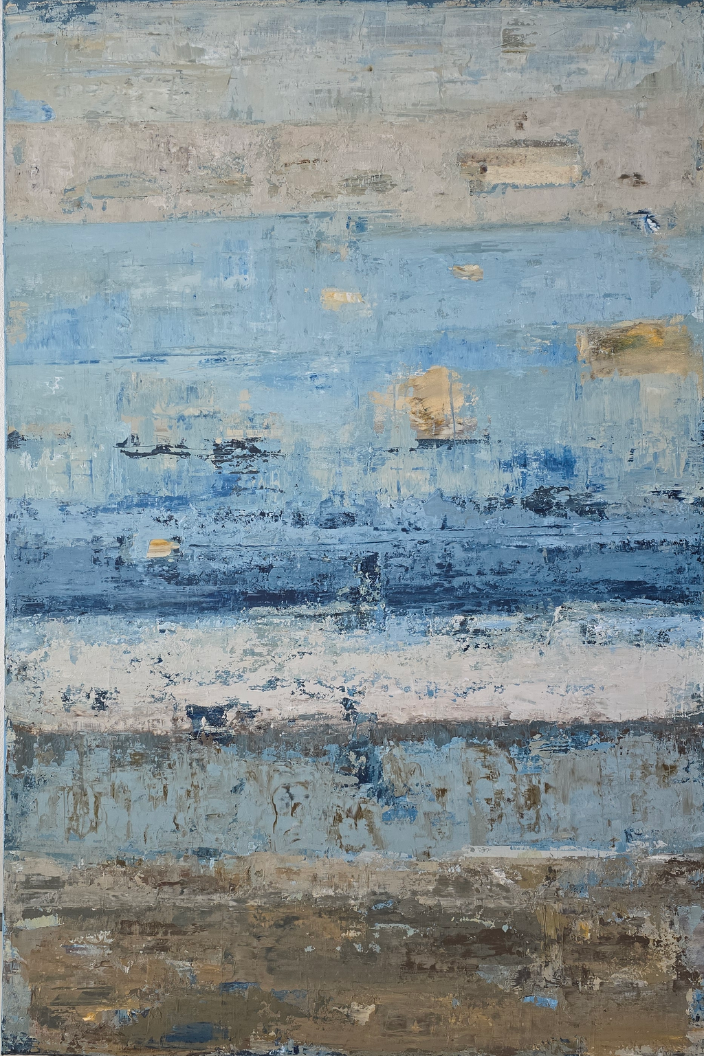 Abstract painting - A Sea Shore. 150x100cm