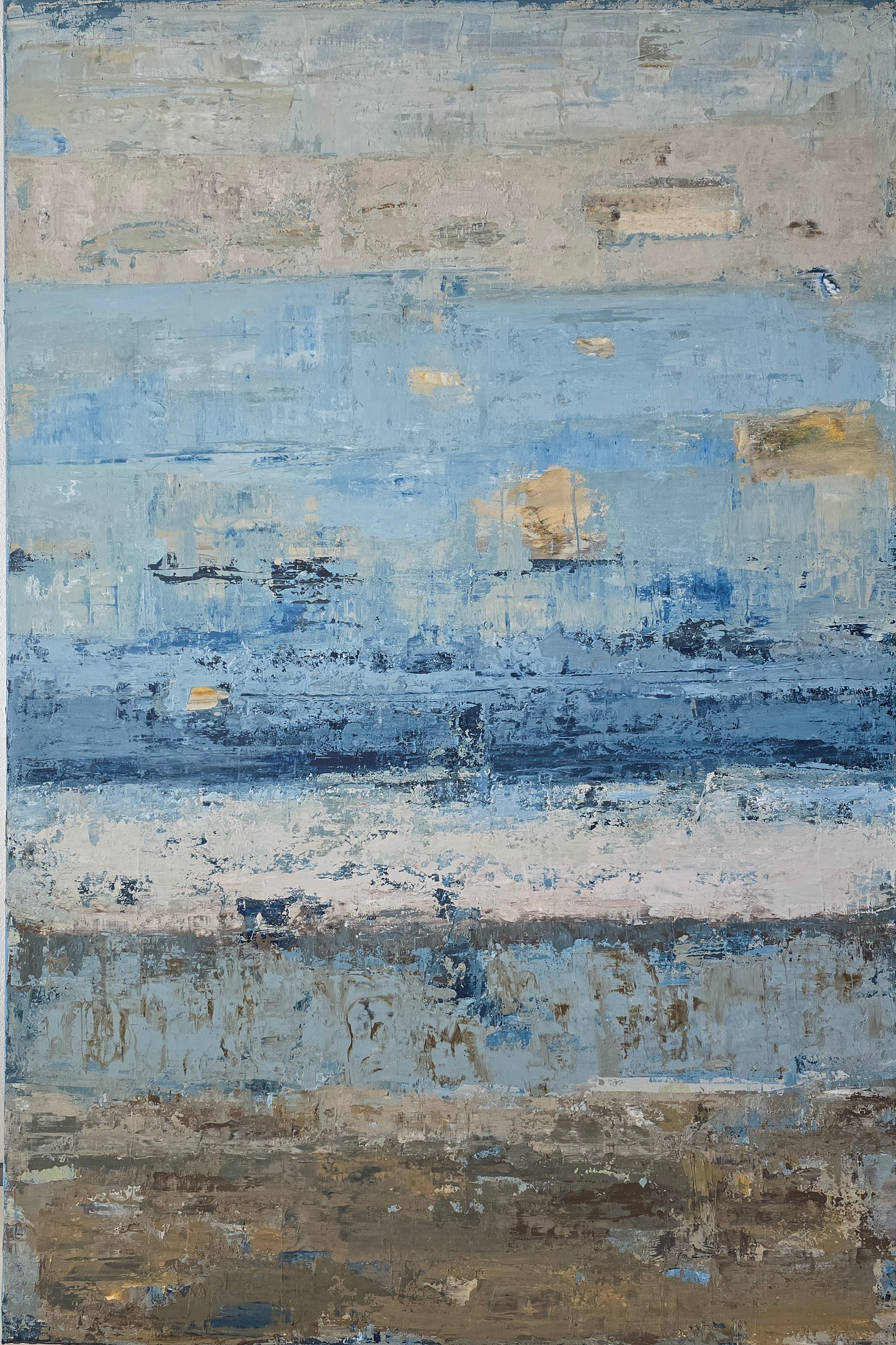 Abstract painting - A Sea Shore. 150x100cm