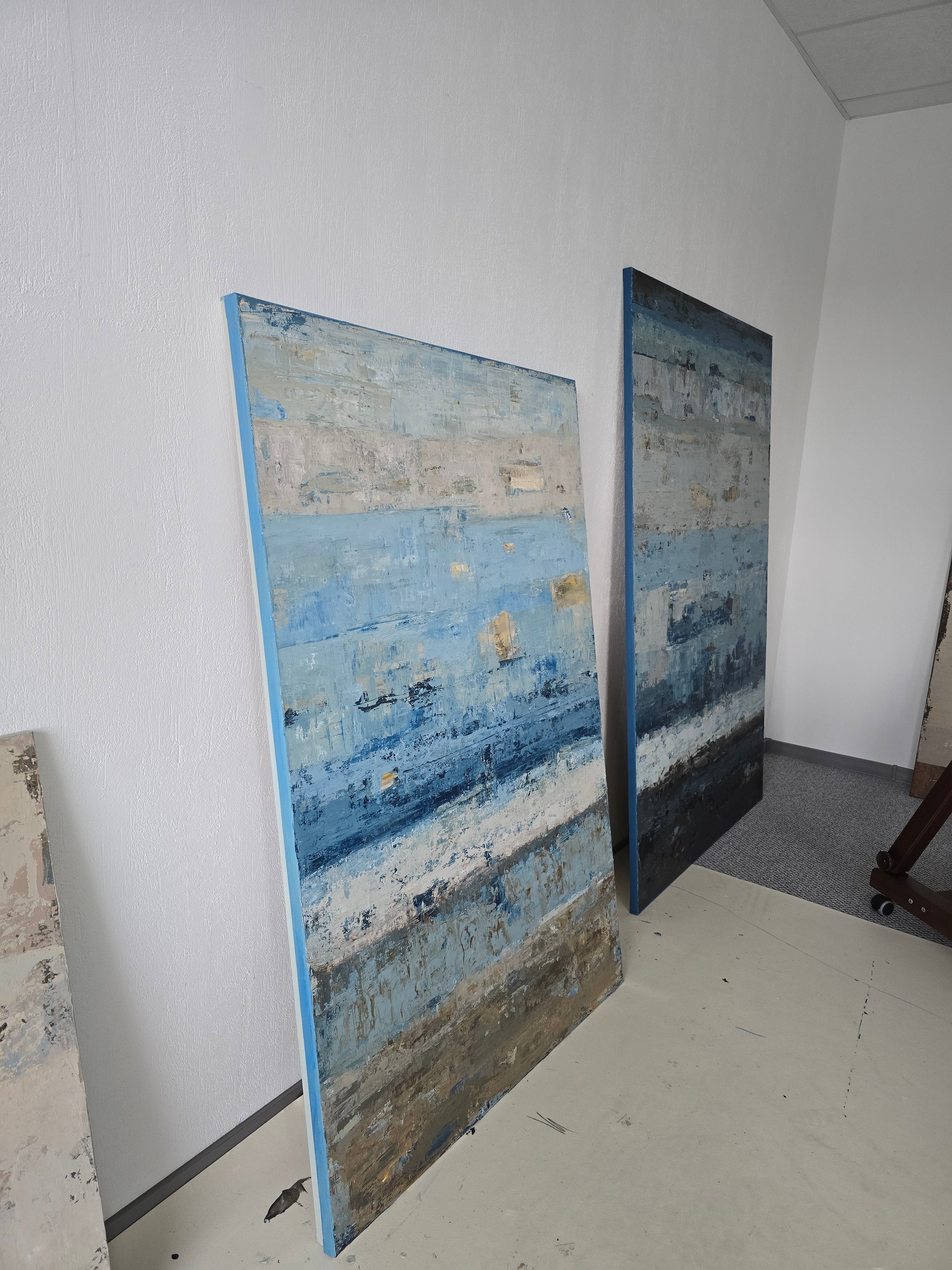 Abstract painting - A Sea Shore. 150x100cm