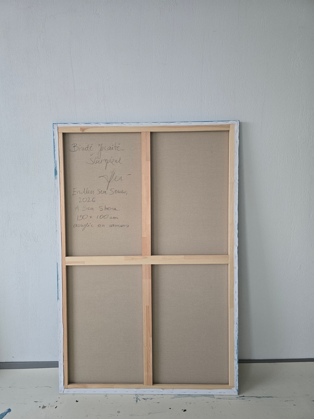 Abstract painting - A Sea Shore. 150x100cm