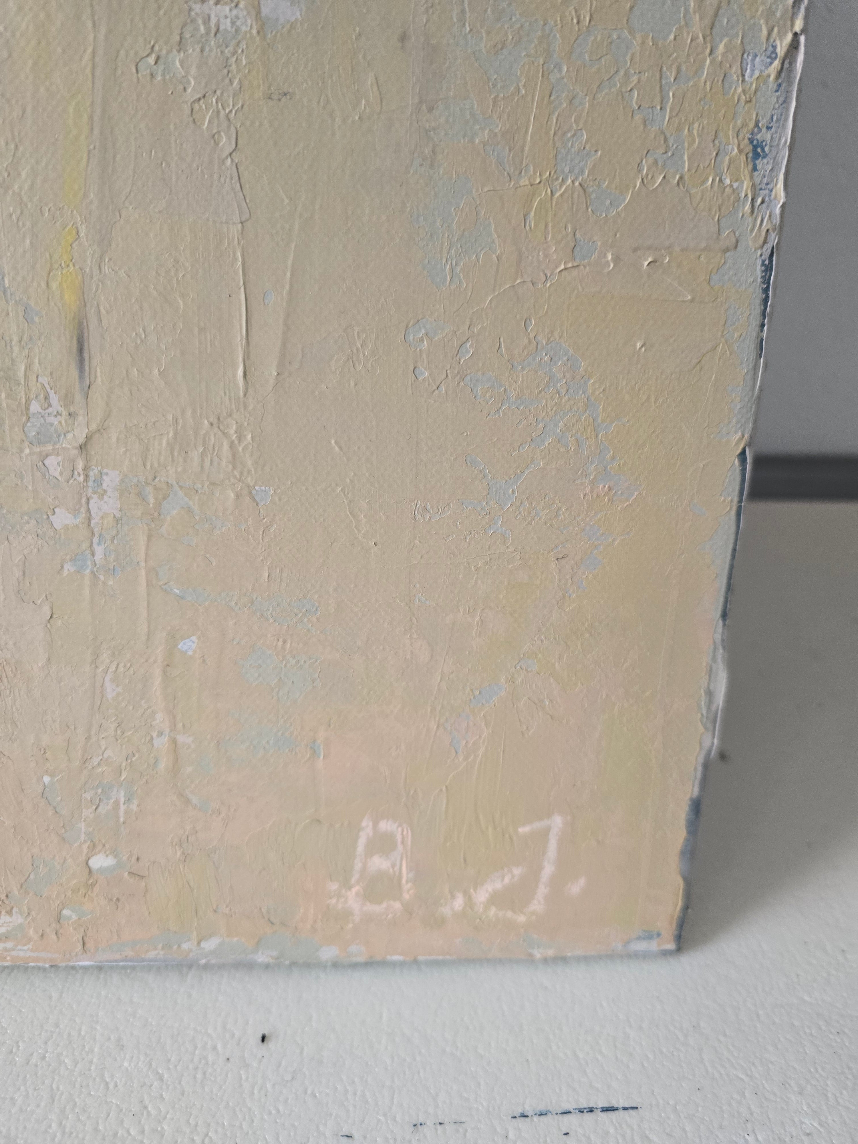 Abstract painting - Costa De Luz: Tarifa. 100x100 cm