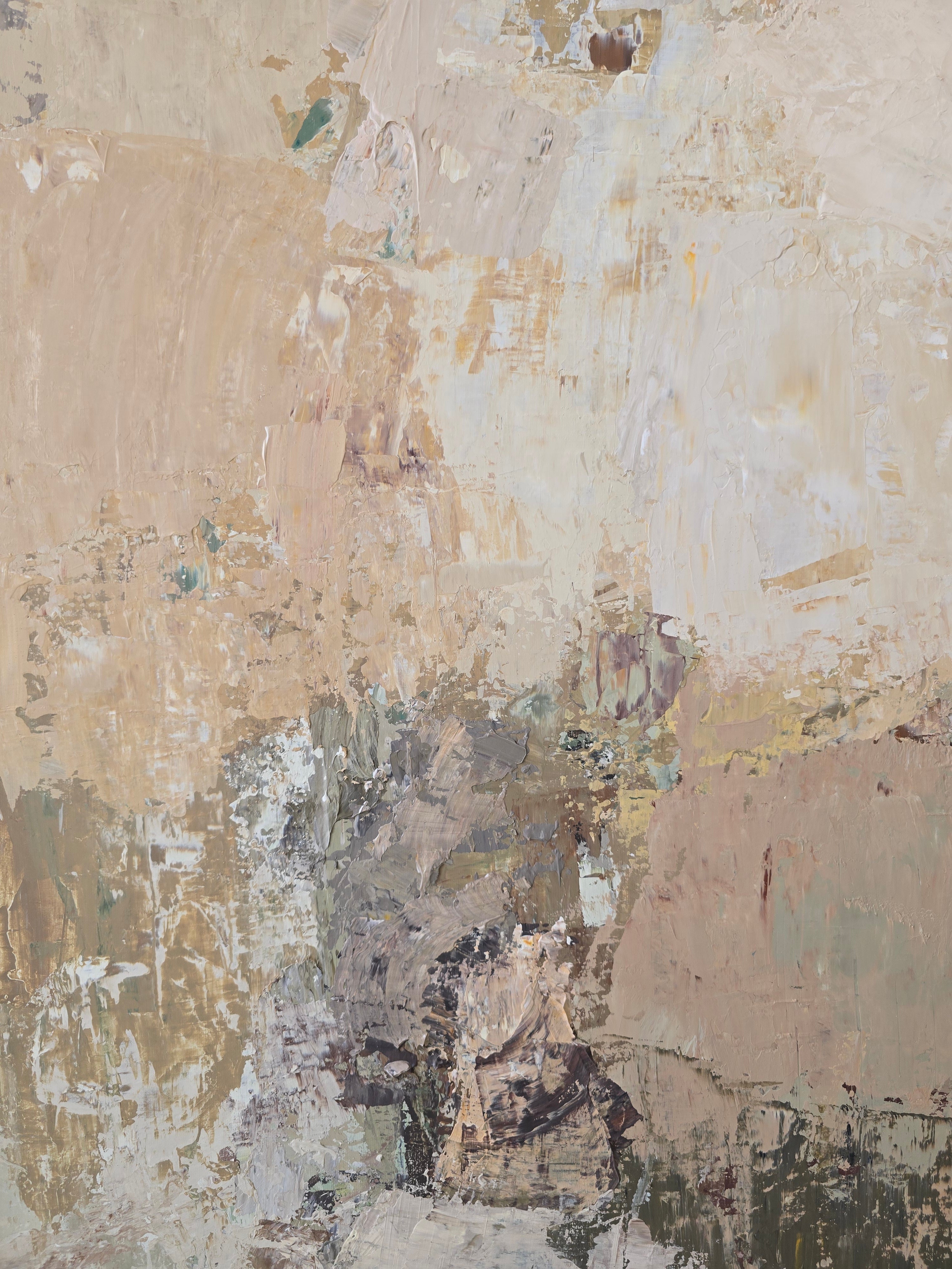 large abstract neutral wall art modern interior BIRUTE STUDIO