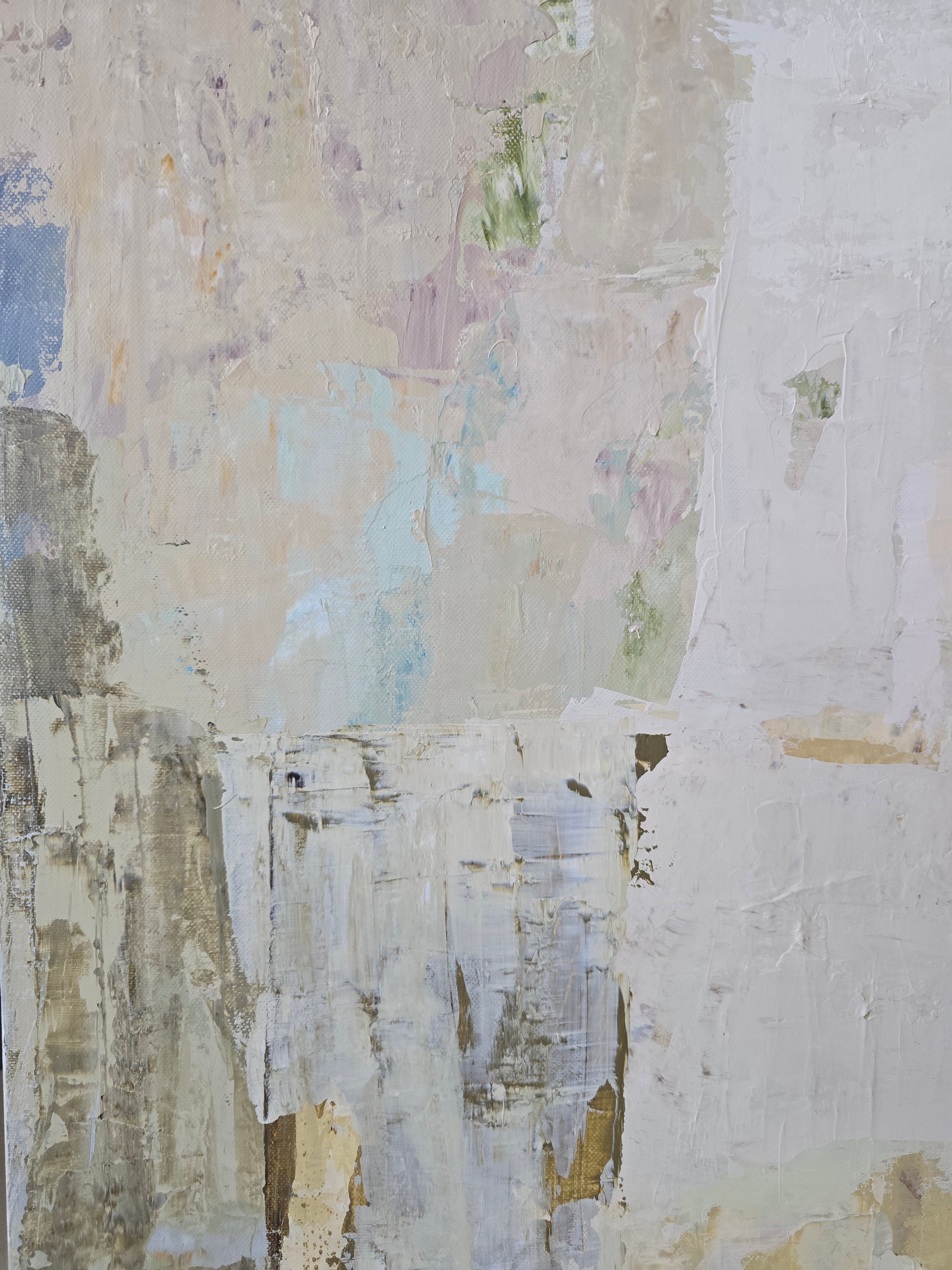 Abstaktus paveikslas - Spring series No 4. 100x100 cm