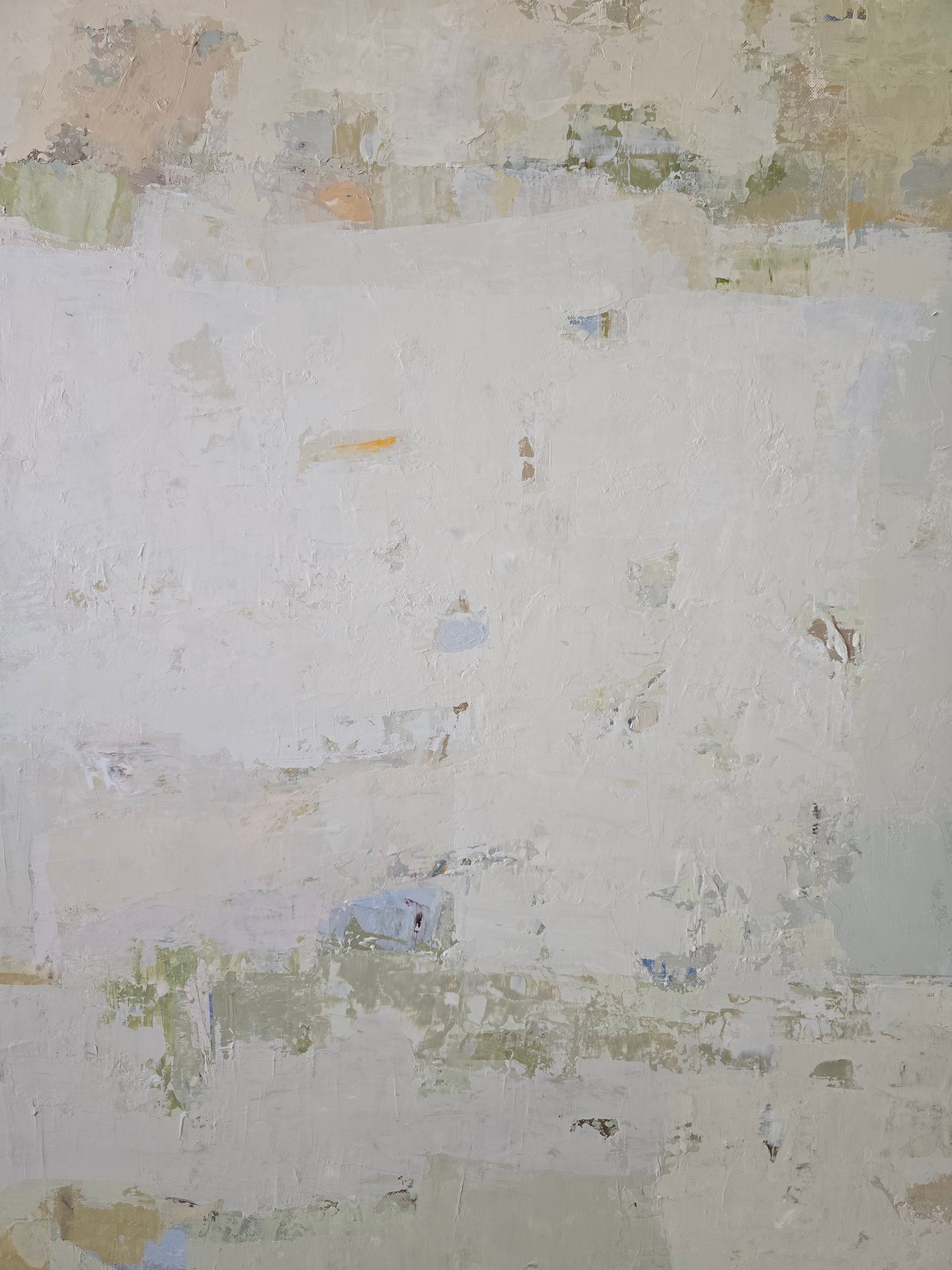 Abstract painting - Spring series No 4. 100x100 cm