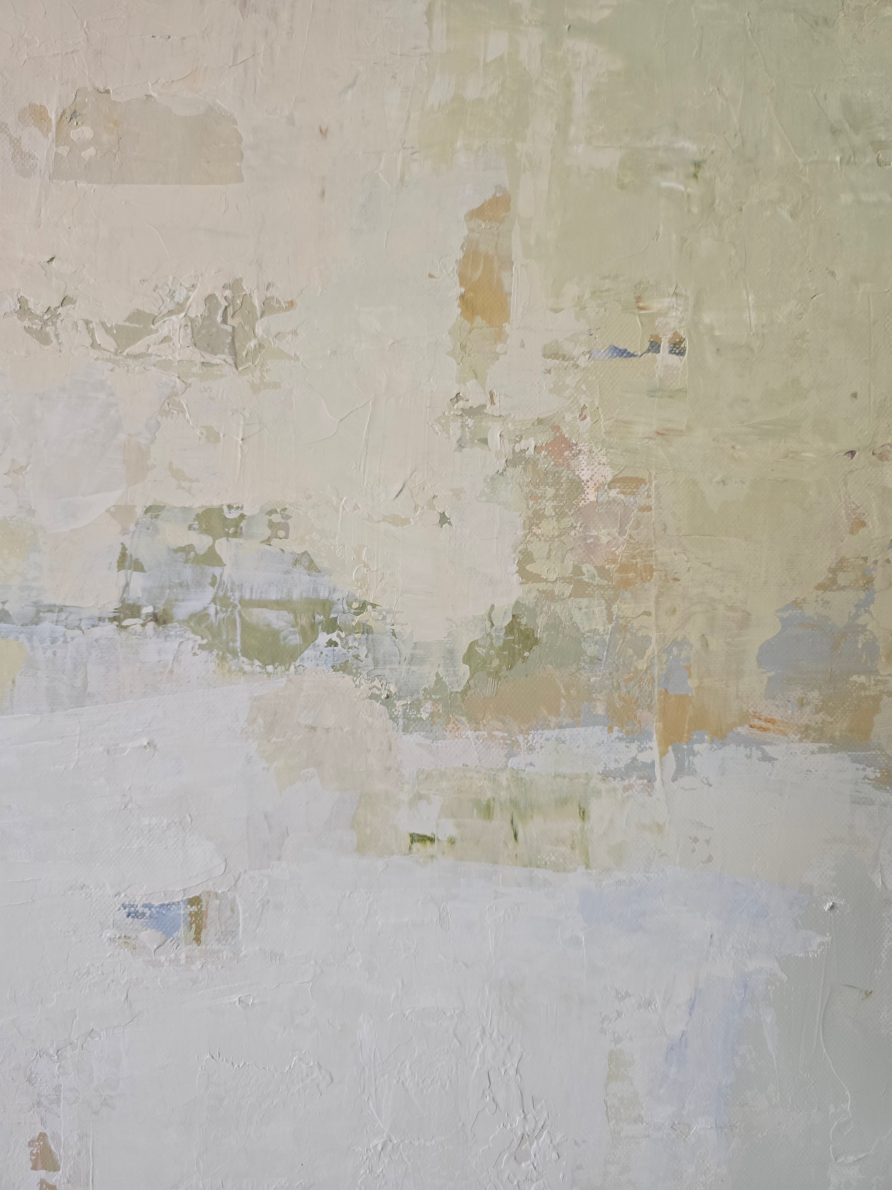 Abstract painting - Spring series No 5. 100x100 cm