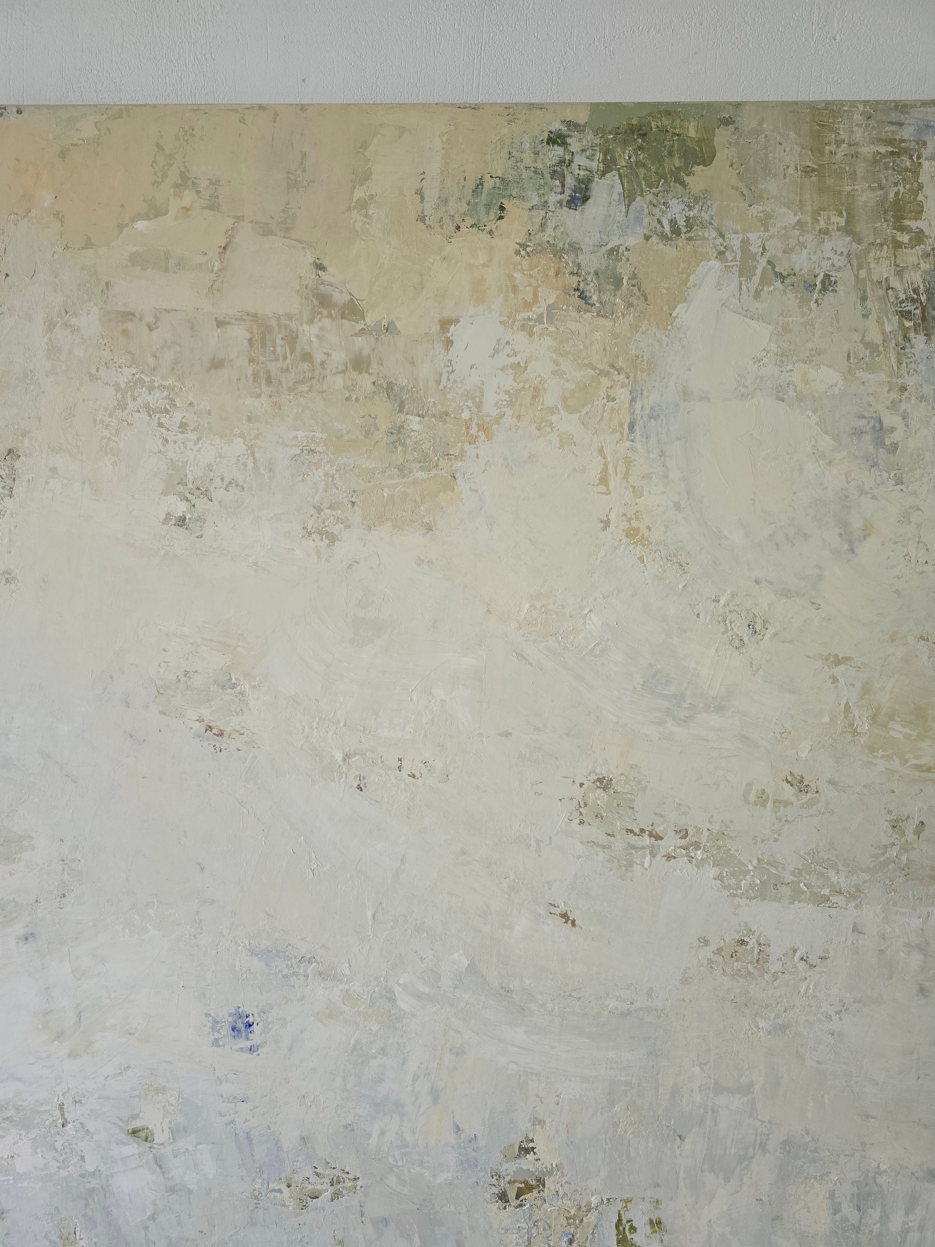 Extra Large Abstract Painting - Above Lithuanian Lakes 250x150 cm
