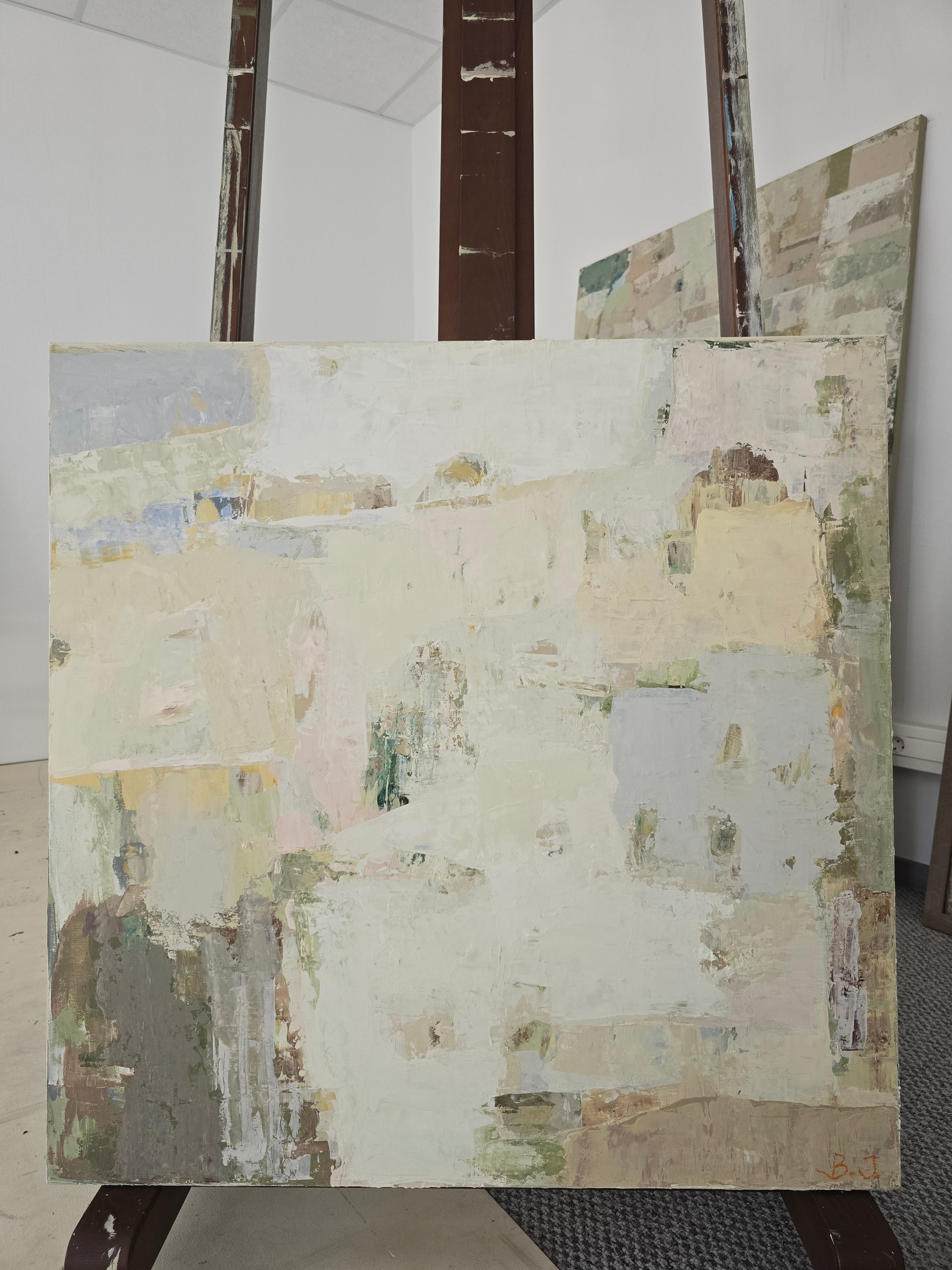 Original Abstract Painting - Summer Series No1. 90x90 cm