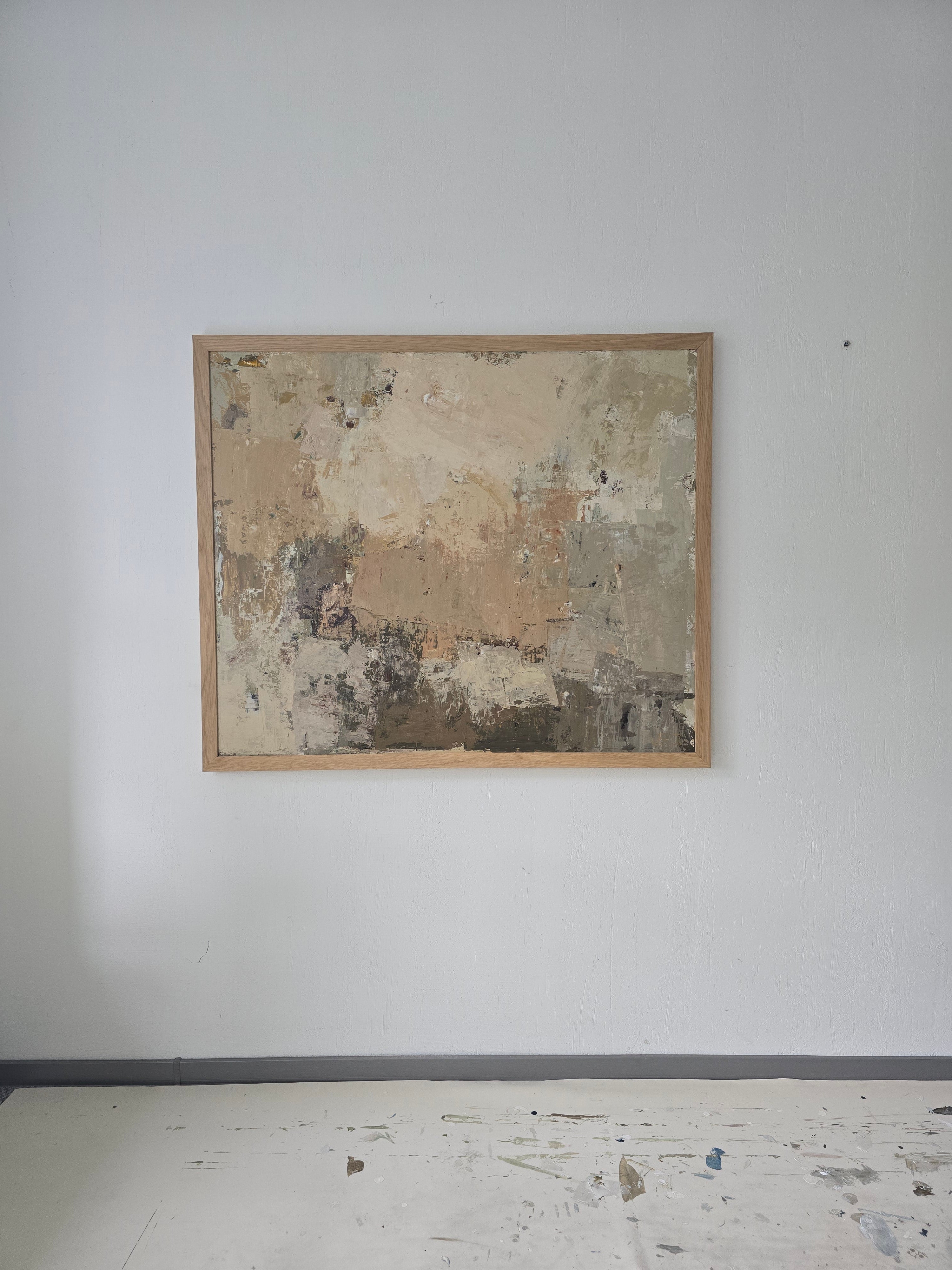 Abstract painting - Spring Garden. 127x106 cm