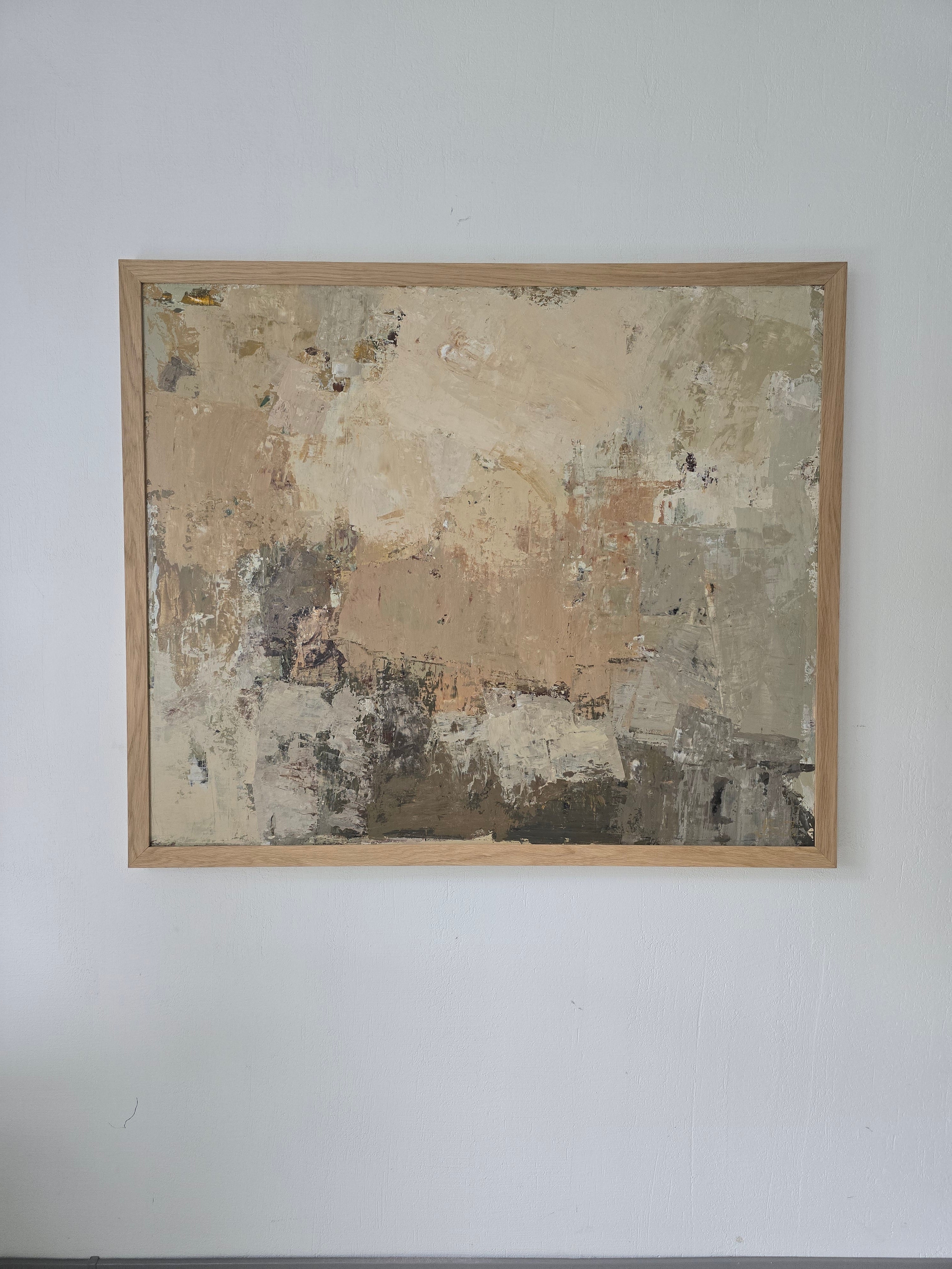 Abstract painting - Spring Garden. 127x106 cm