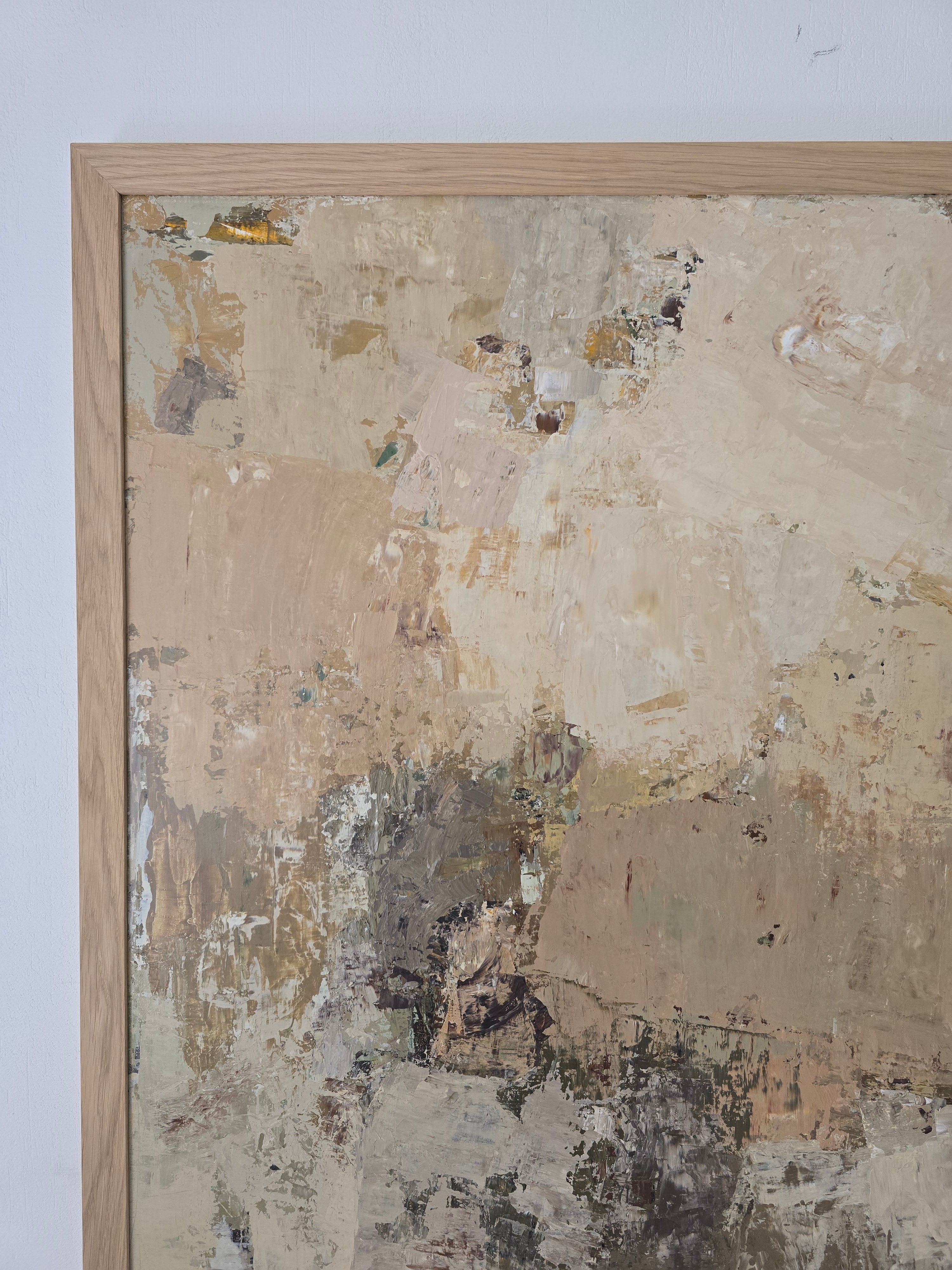 Abstract painting - Spring Garden. 127x106 cm
