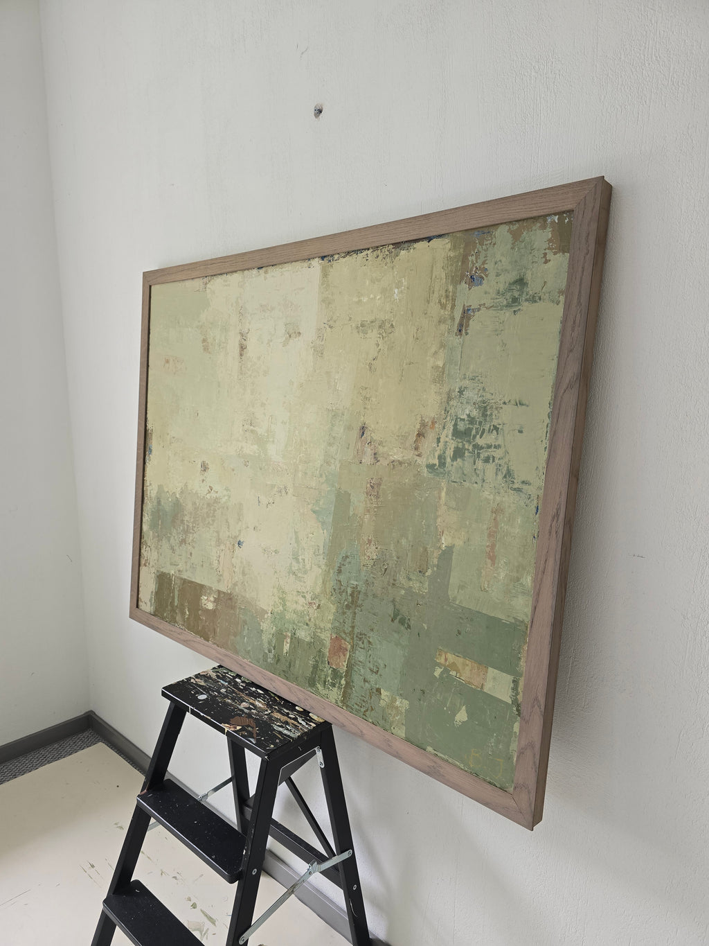 Abstraktus paveikslas - „Spring series No1“. 127×106 cm