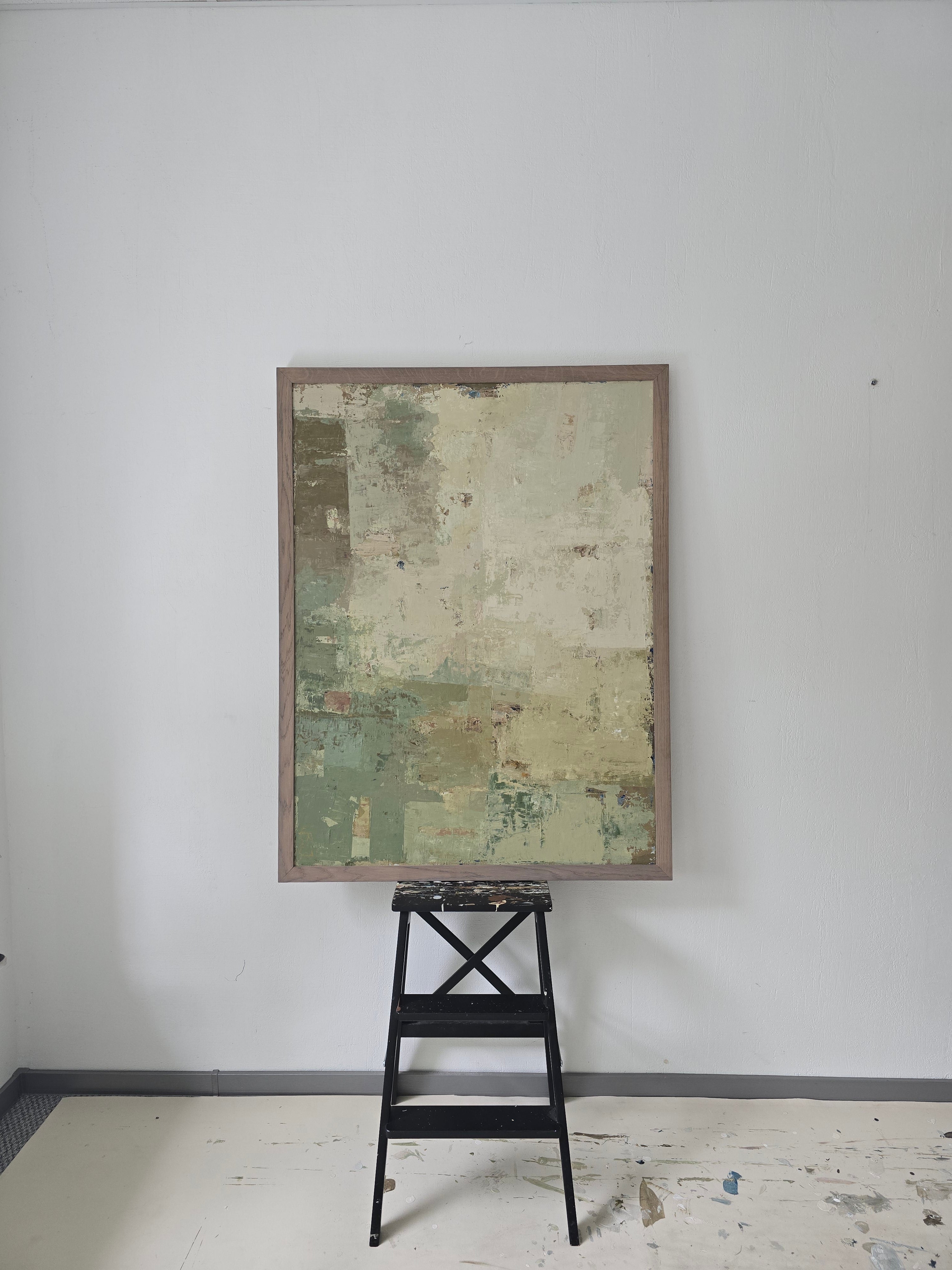 Abstraktus paveikslas - „Spring series No1“. 127×106 cm