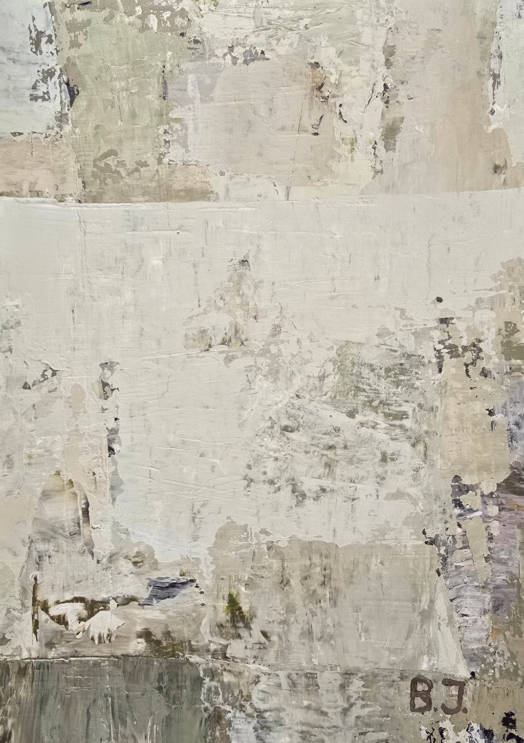 Original painting - Pale Horizon. 31,5x39,5 cm