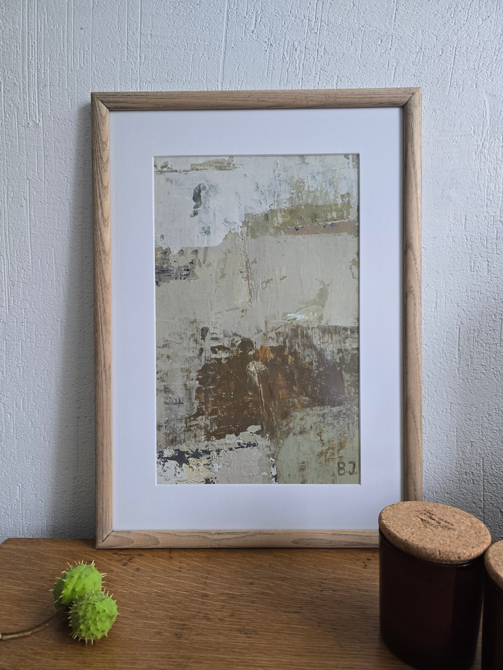 Original painting - Fields of September. 31×42,5 cm