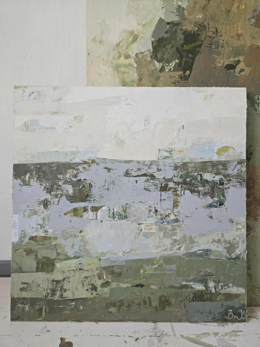 Originalus abstraktus paveikslas – Horizons of Late August  No 3.