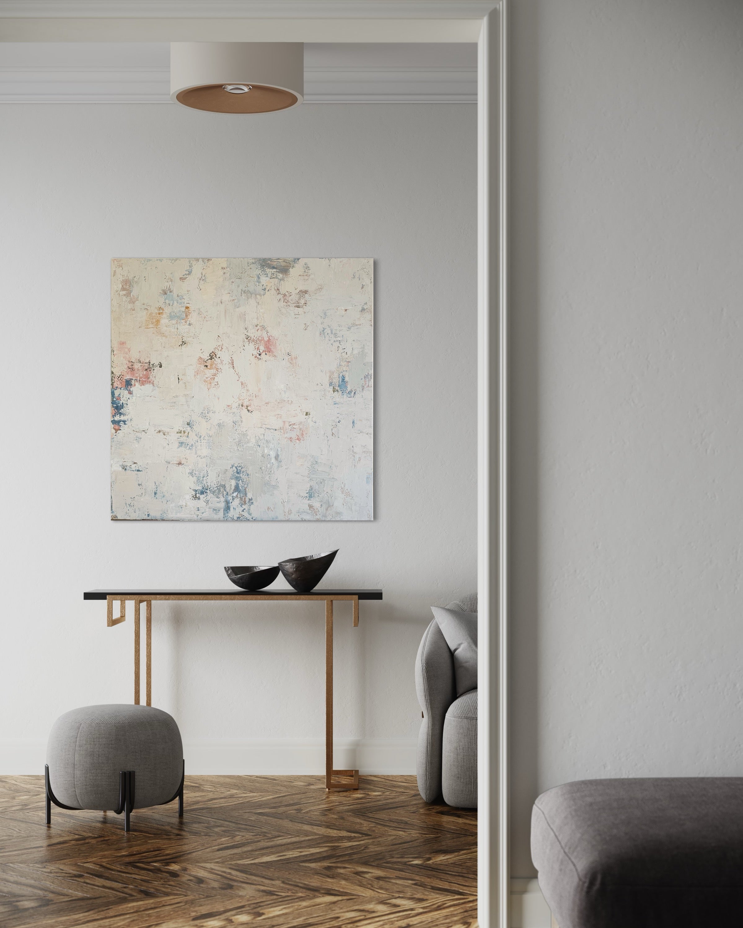 Blossoms. 110x110 cm