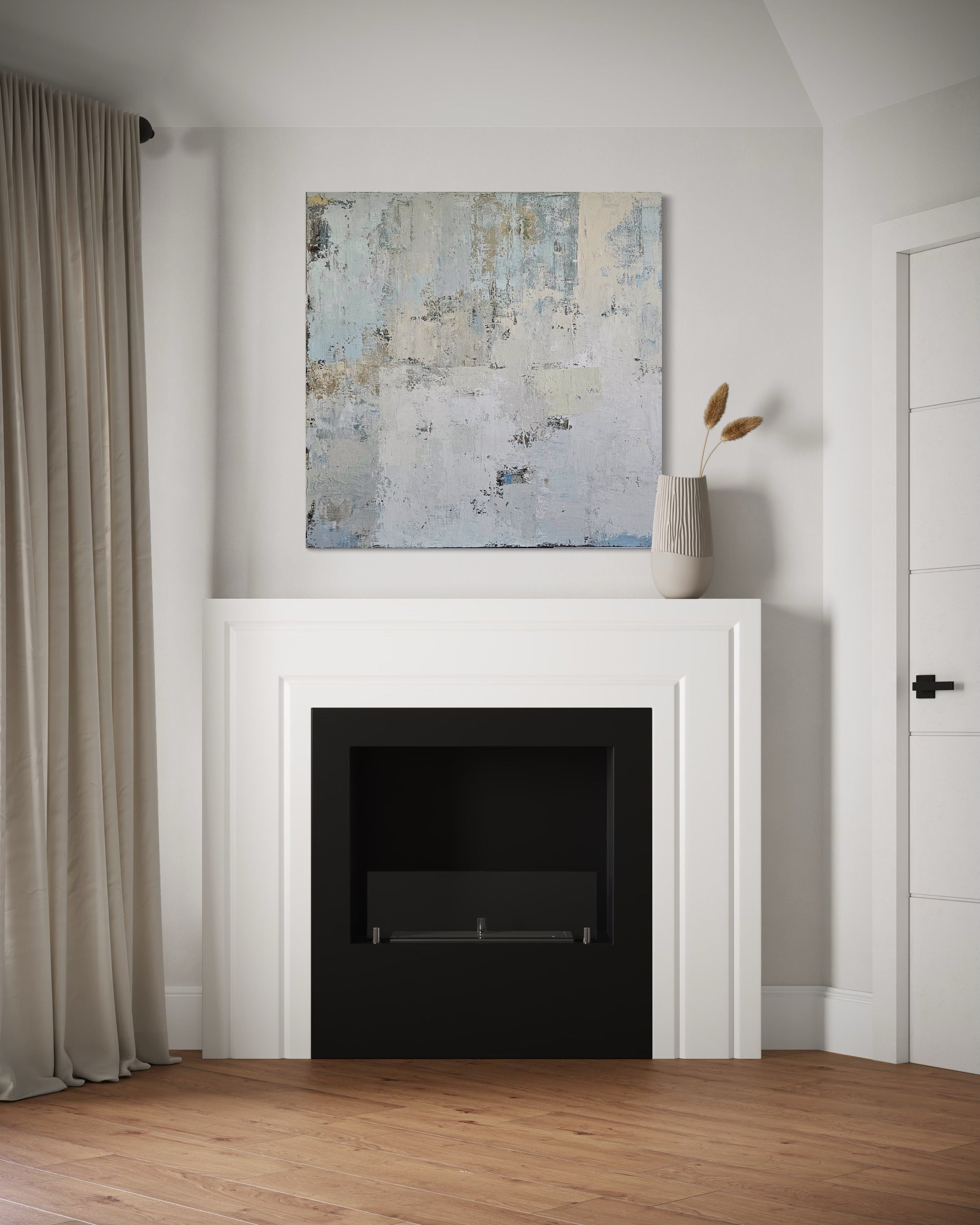 Jūrą pavasarį. 100x100 cm