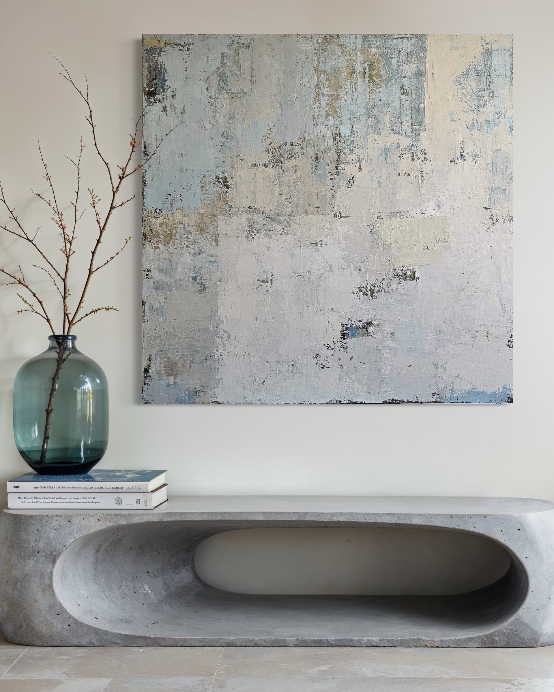 Jūrą pavasarį. 100x100 cm