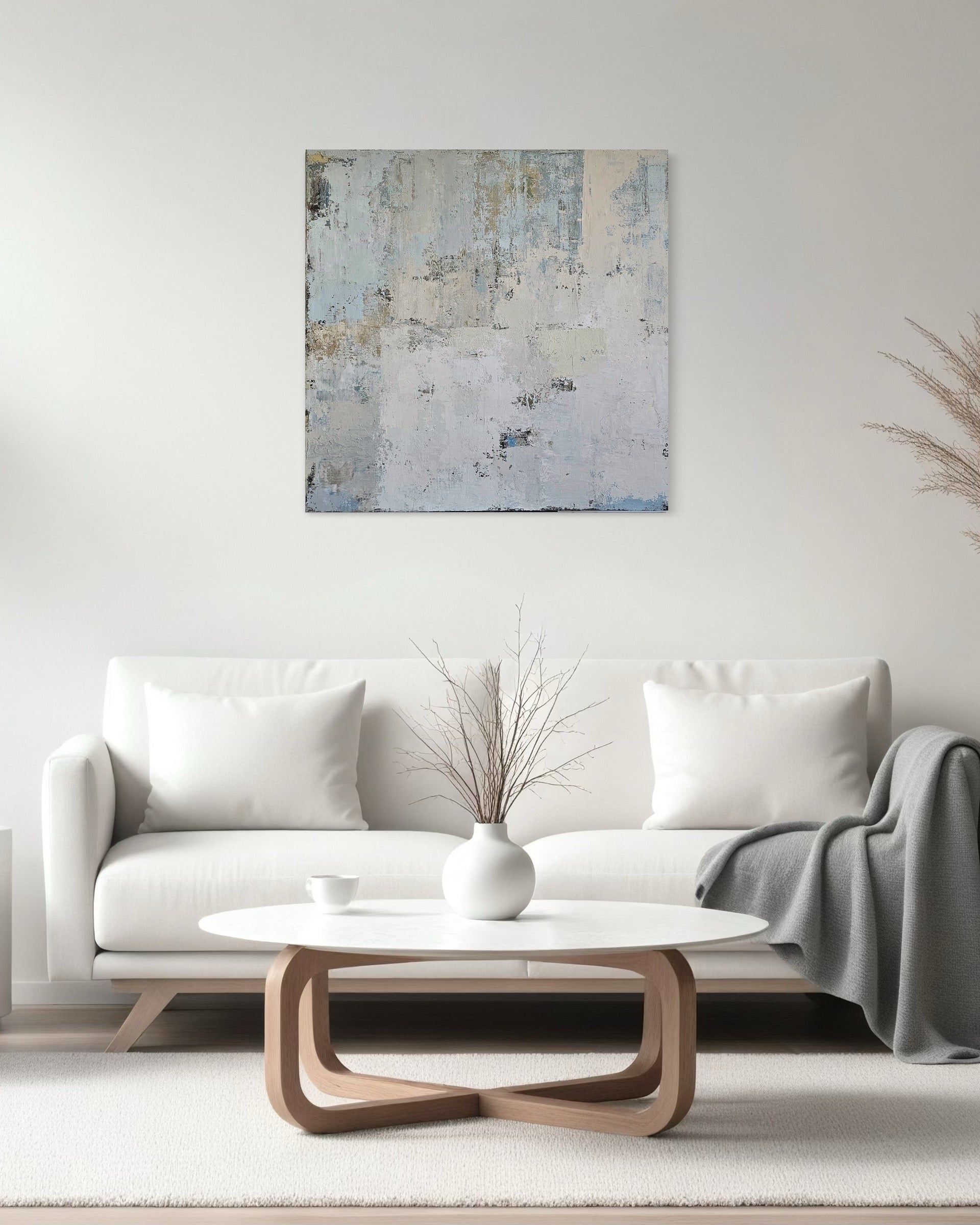 Jūrą pavasarį. 100x100 cm