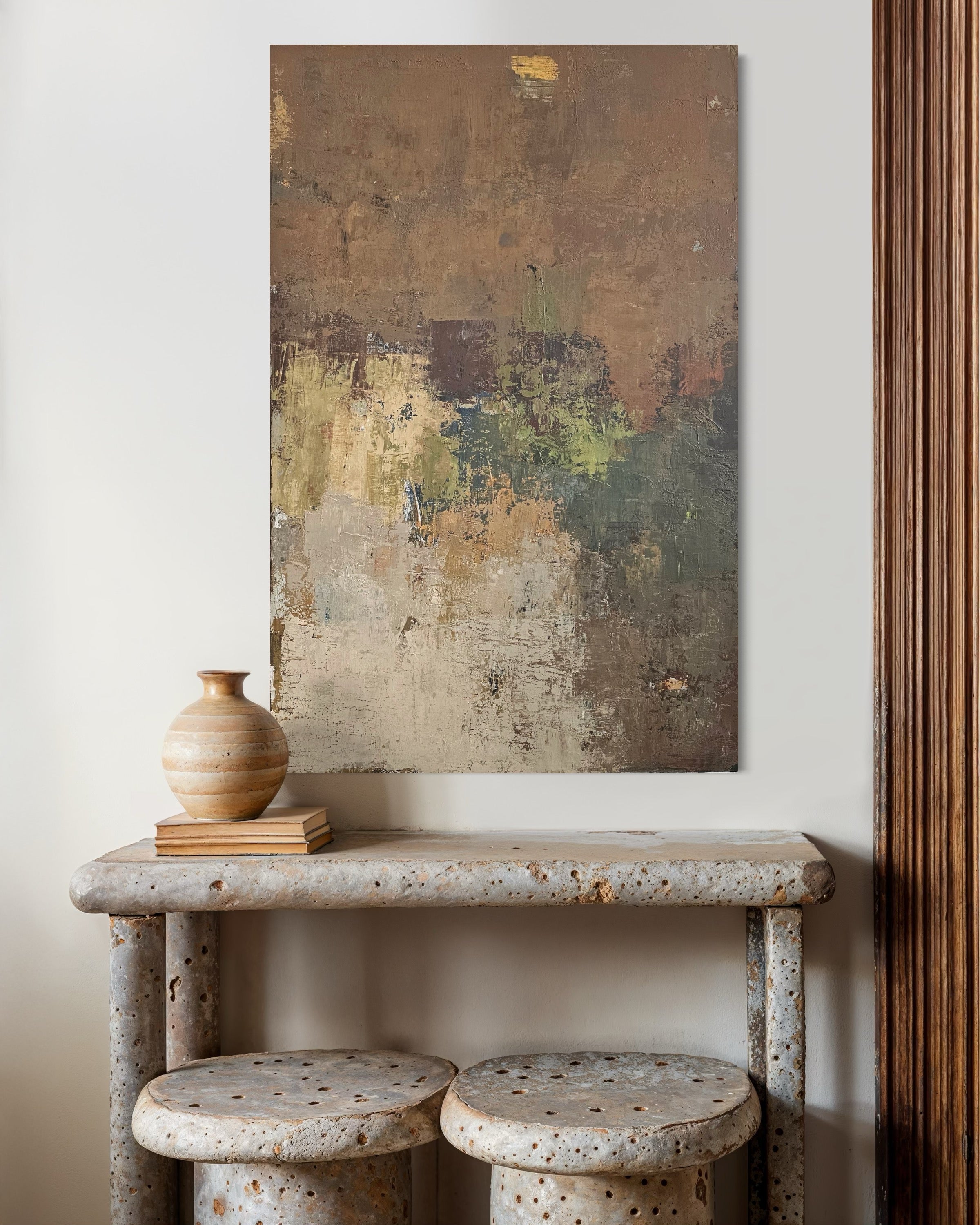 Amber Underfoot. 140x90 cm