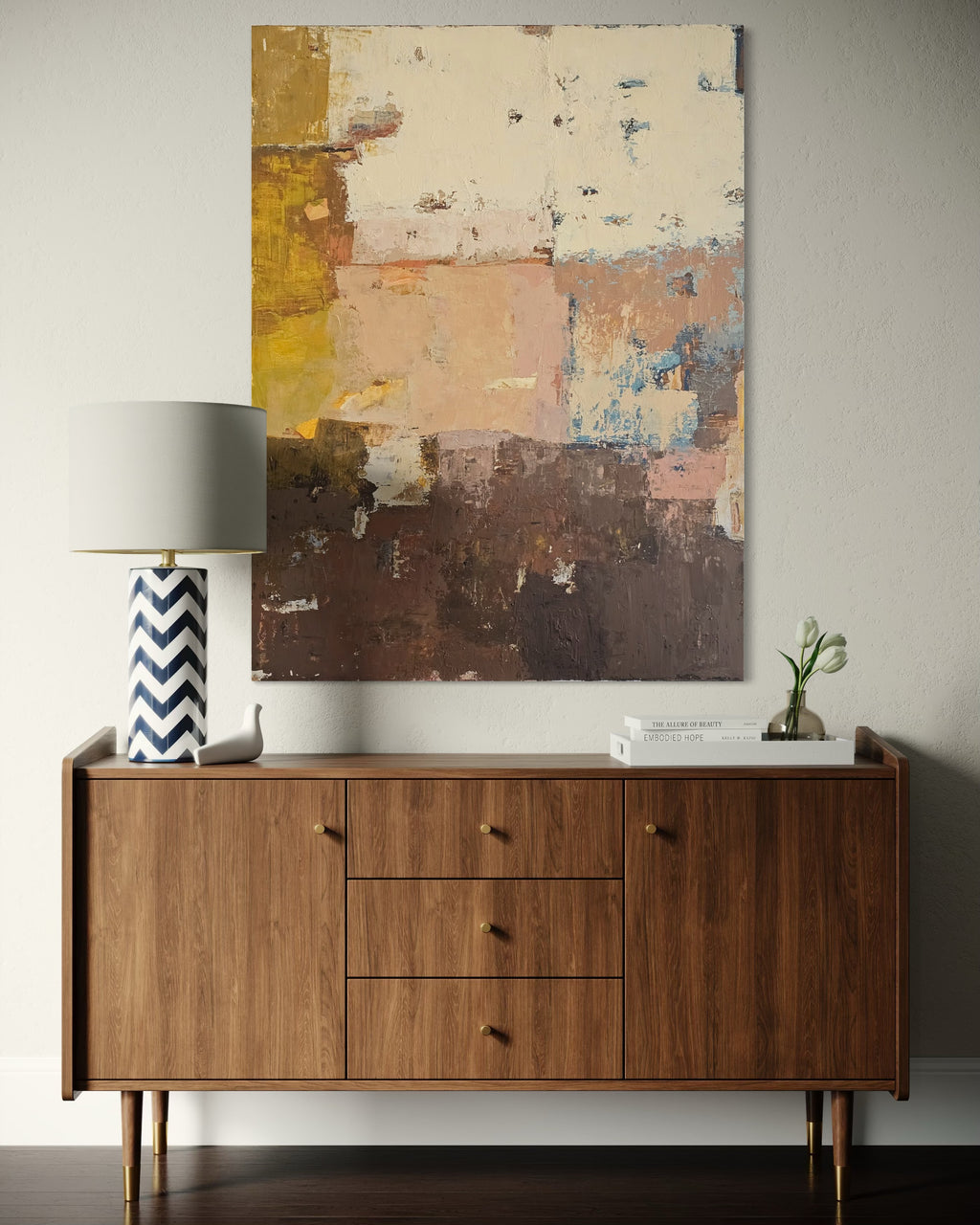 textured abstract painting contemporary decor BIRUTE STUDIO