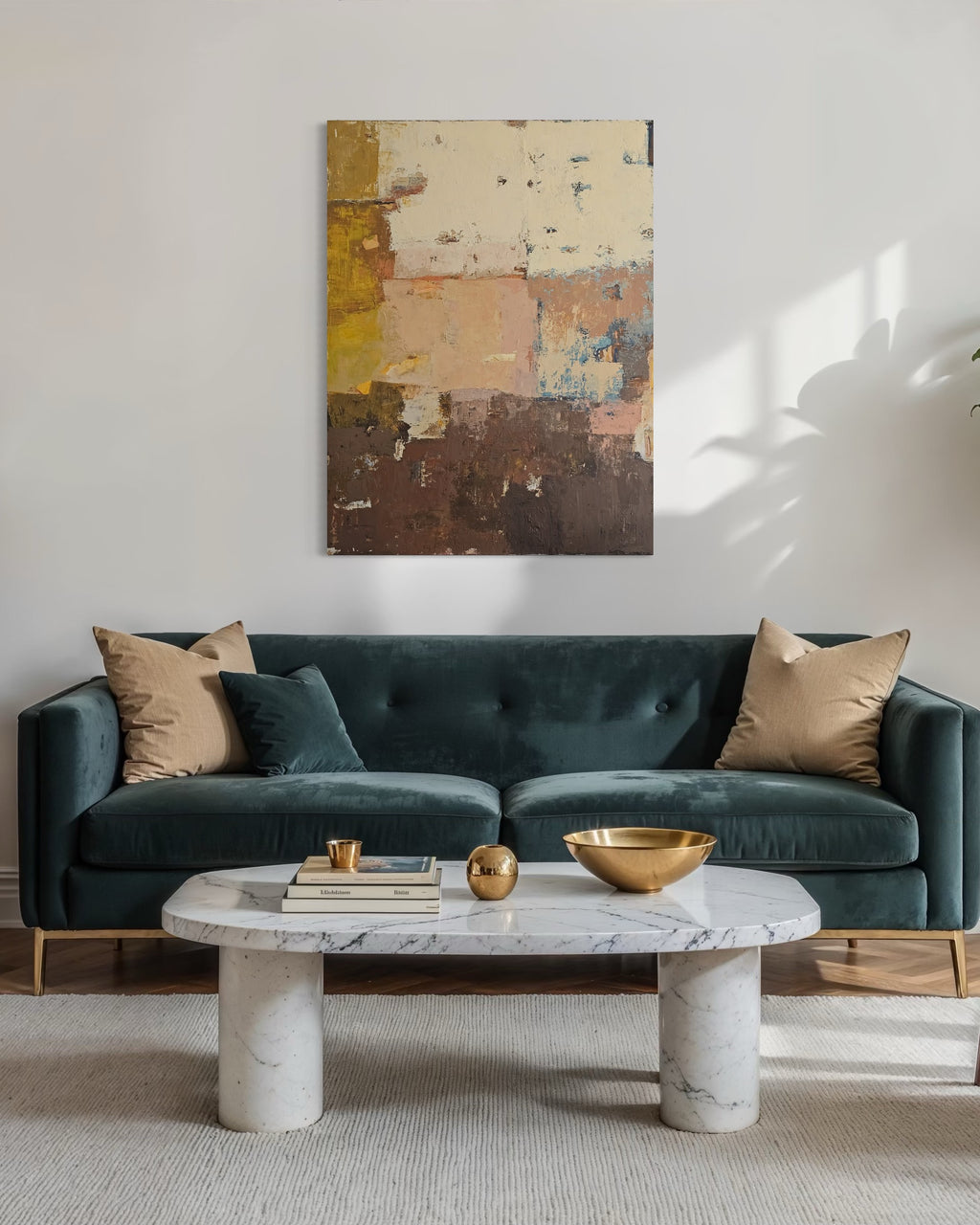 textured abstract painting contemporary decor BIRUTE STUDIO