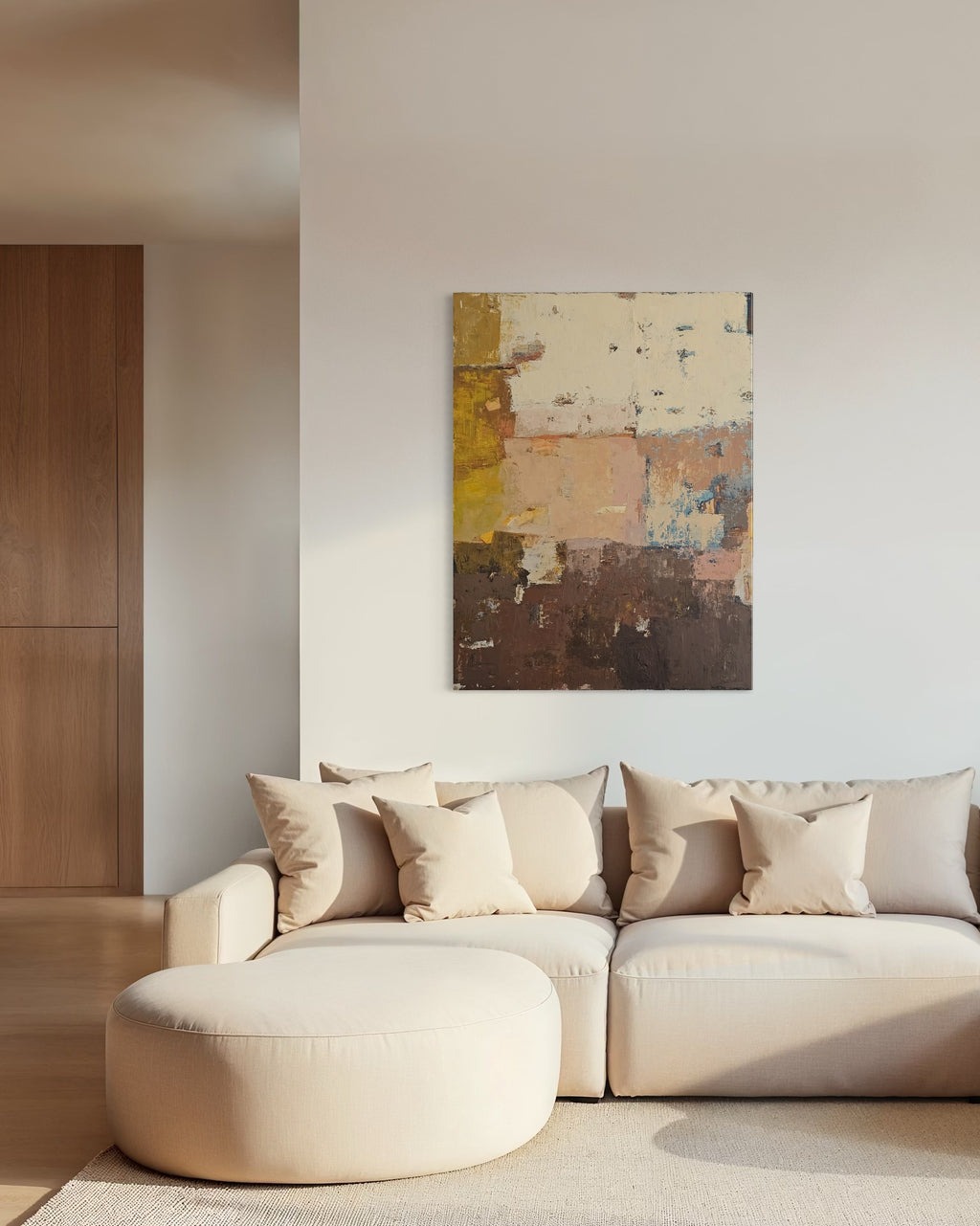 abstract painting minimalist interior wall art BIRUTE STUDIO