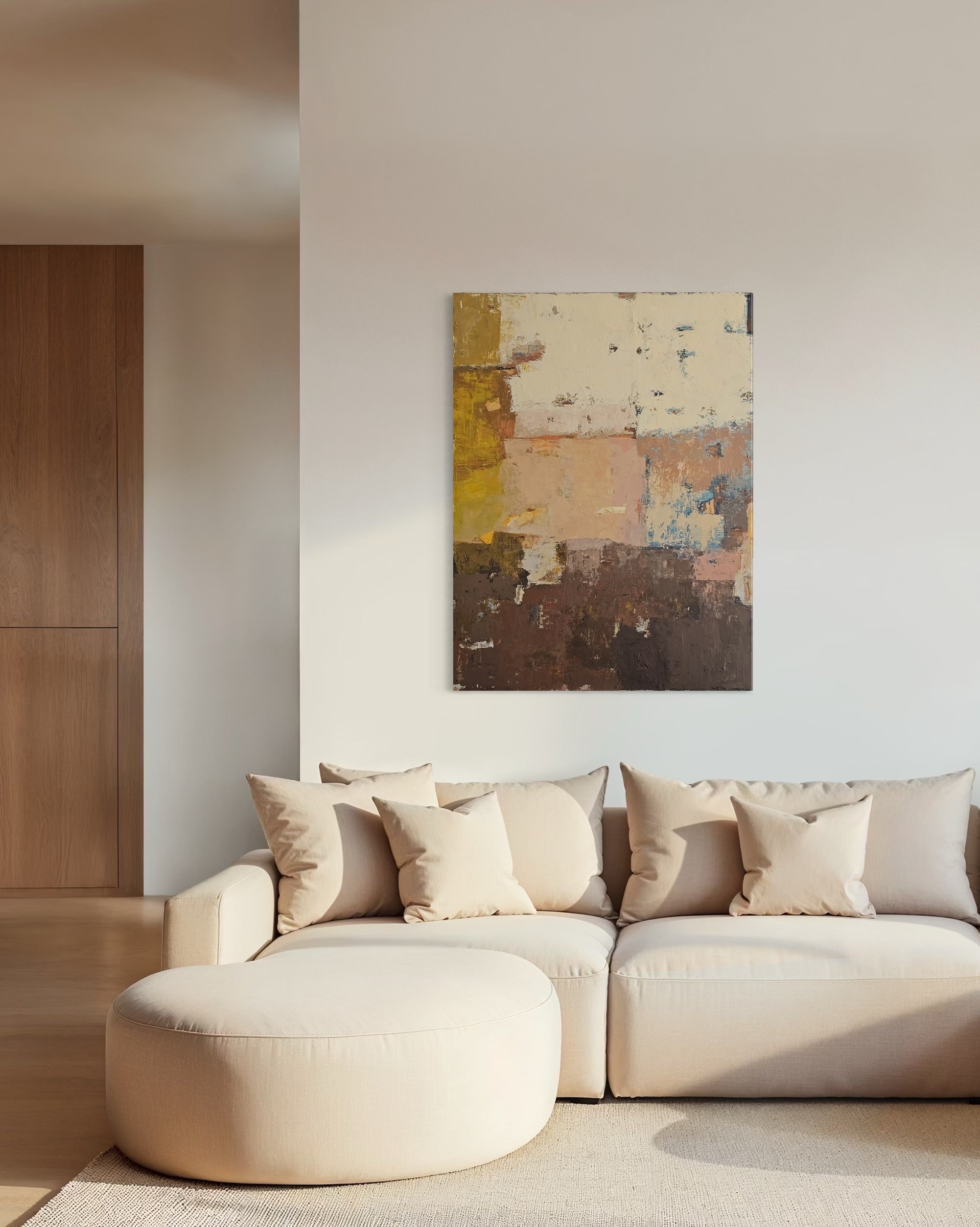 abstract painting minimalist interior wall art BIRUTE STUDIO