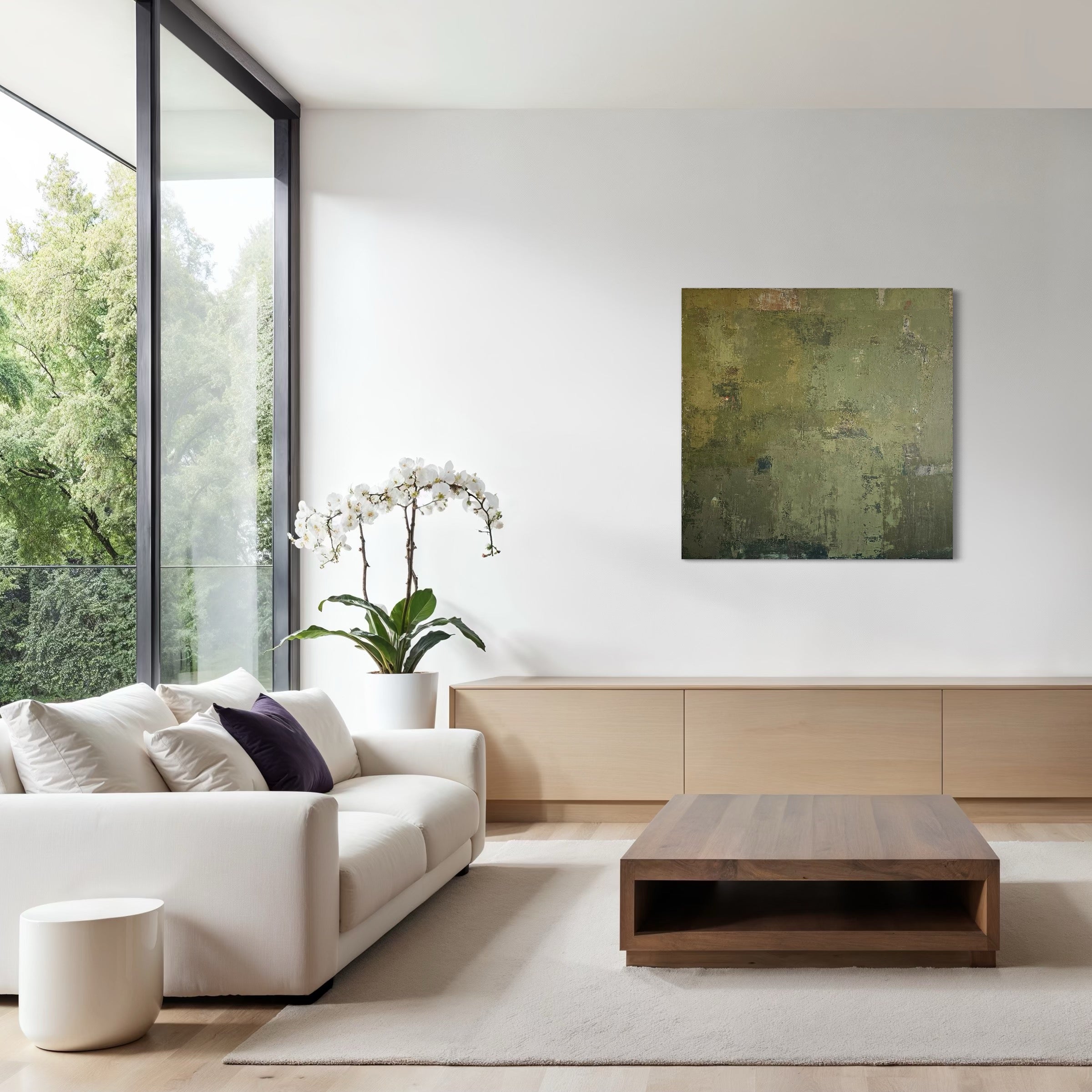 Living in Tropics. Ubud. 110x110 cm