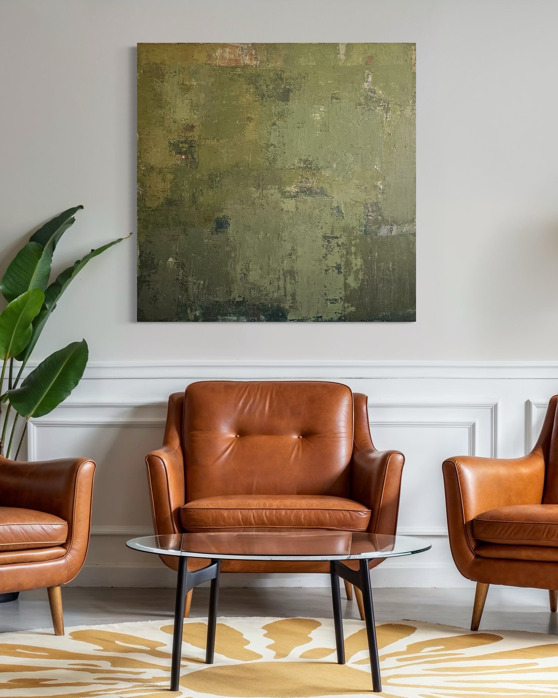 Living in Tropics. Ubud. 110x110 cm